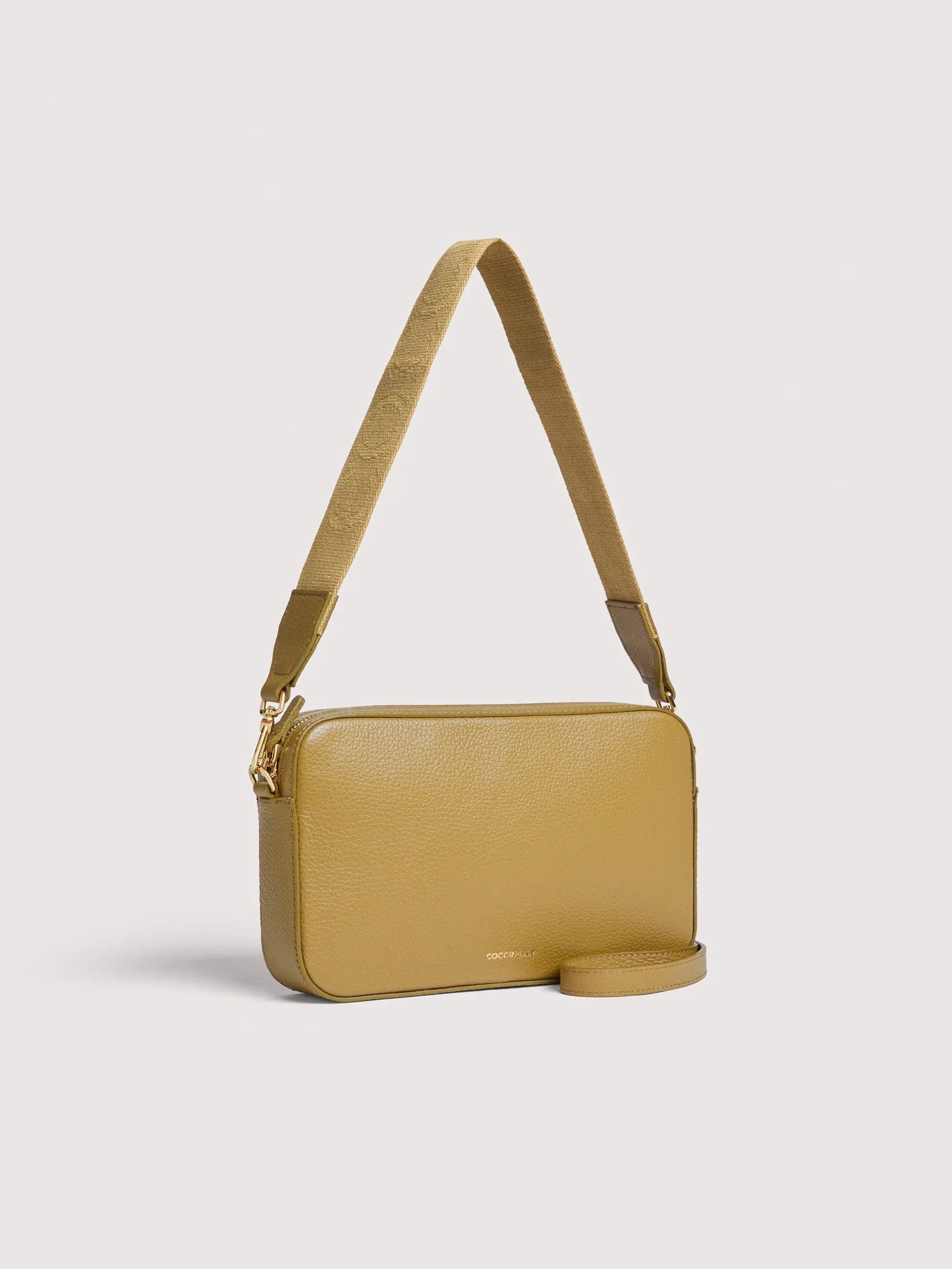 Coccinelle borsa a spalla in pelle "Tebe" Verde E5MN5520101.G43 SEAGRASS