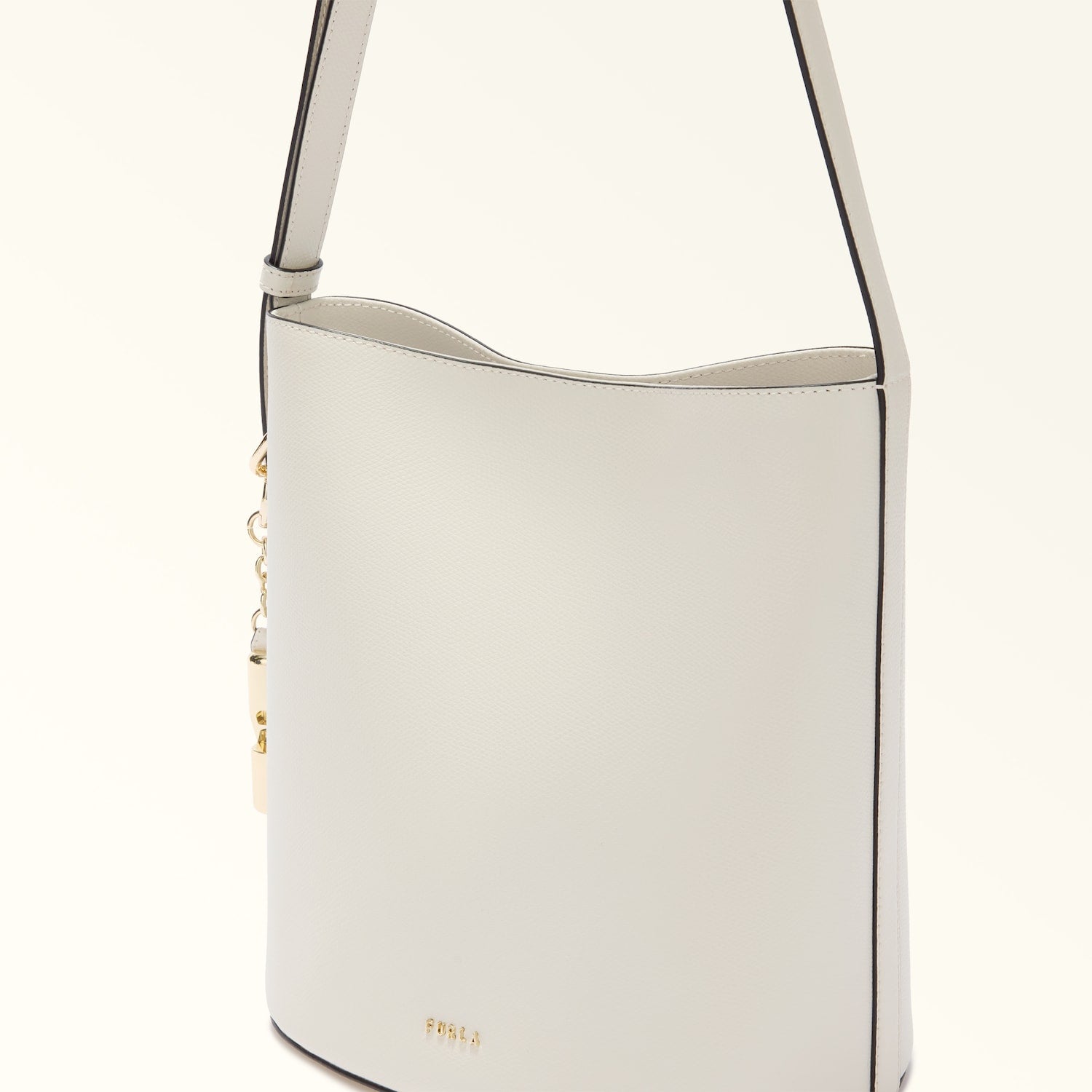 Furla borsa secchiello in pelle "Roxie" Avorio WB01875.PNN00 PANNA