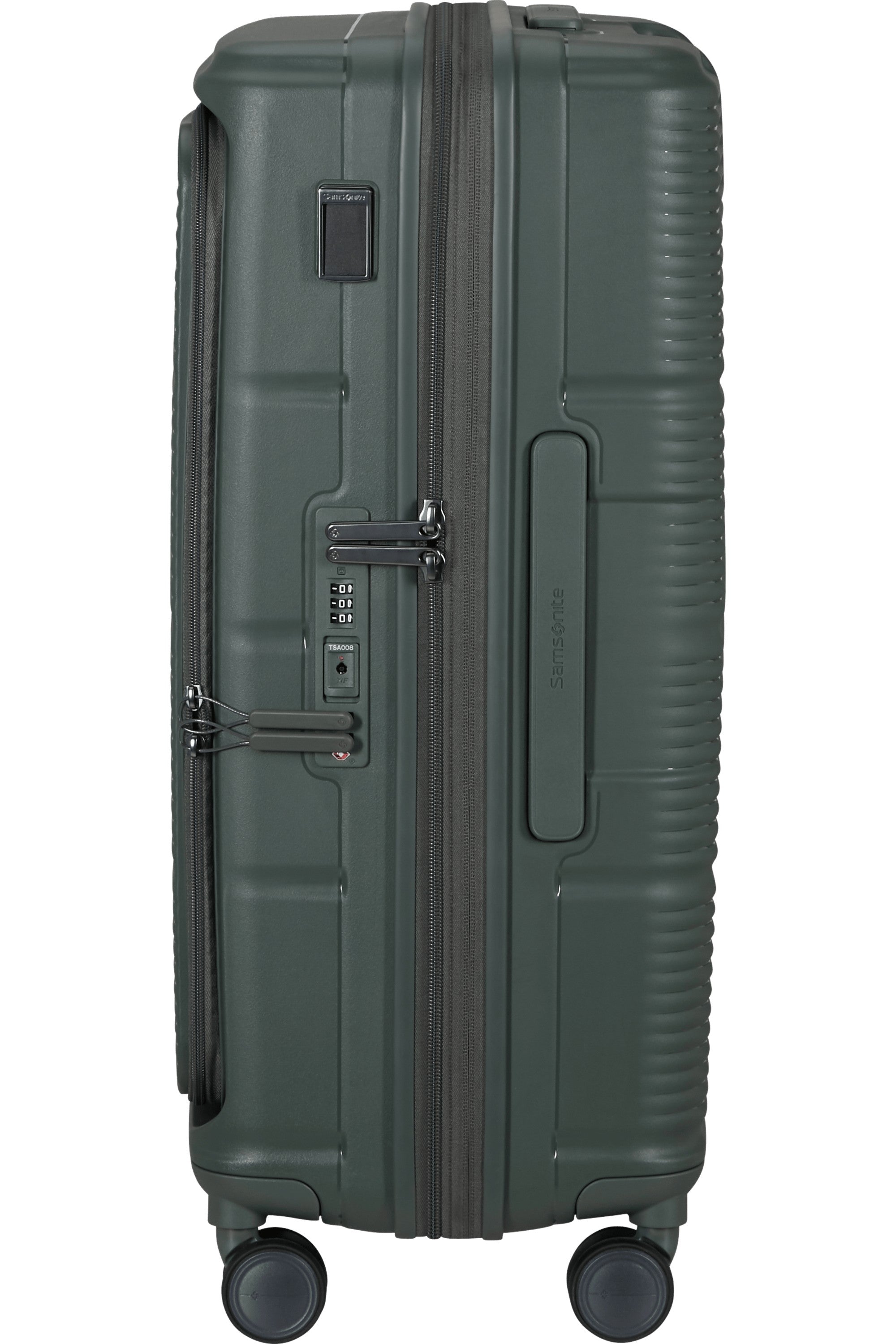 Samsonite trolley medio espandibile in polipropilene "Paralux Hs" Verde 156525.1633 OLIVE