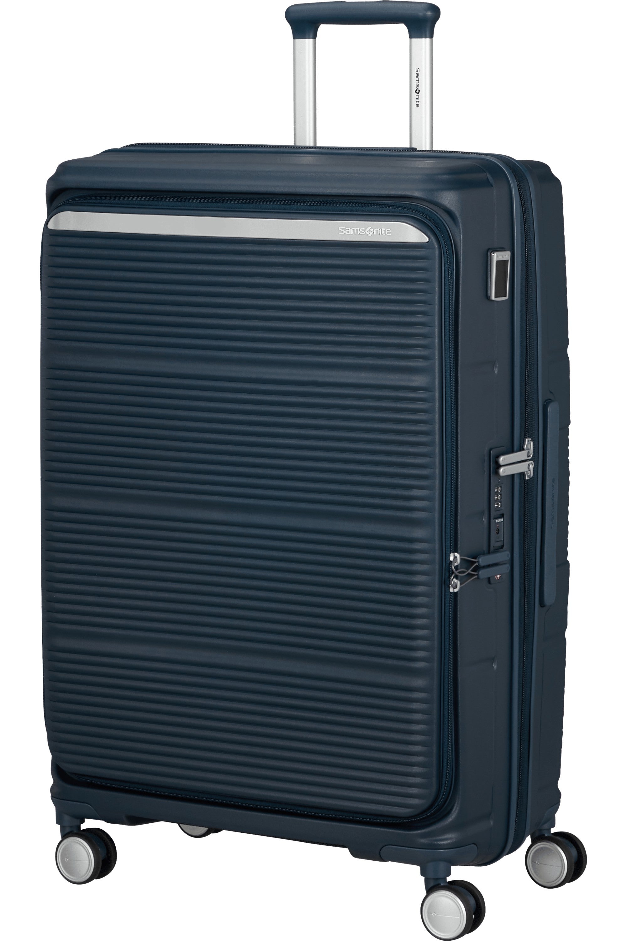 Samsonite trolley grande espandibile in polipropilene "Paralux Hs" Blu 156526.1552 MIDNIGHT BLUE