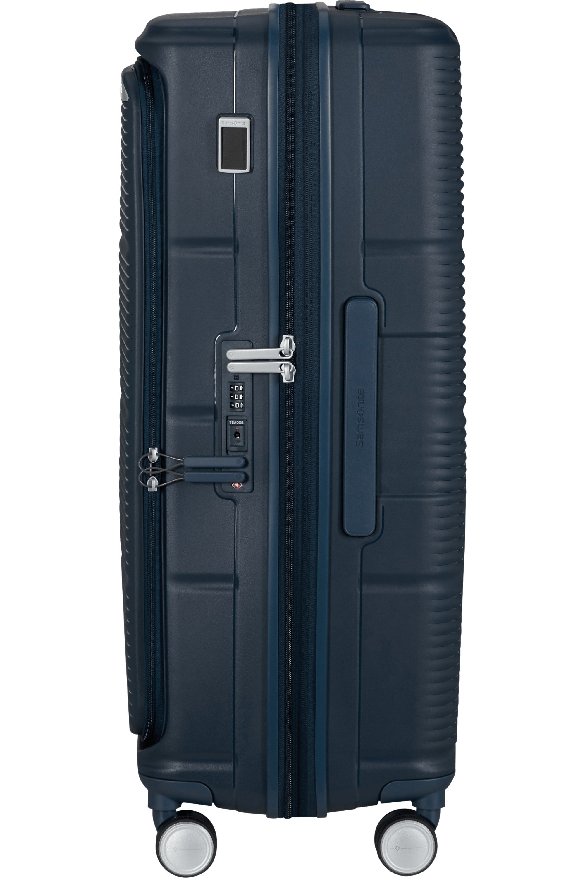 Samsonite trolley grande espandibile in polipropilene "Paralux Hs" Blu 156526.1552 MIDNIGHT BLUE