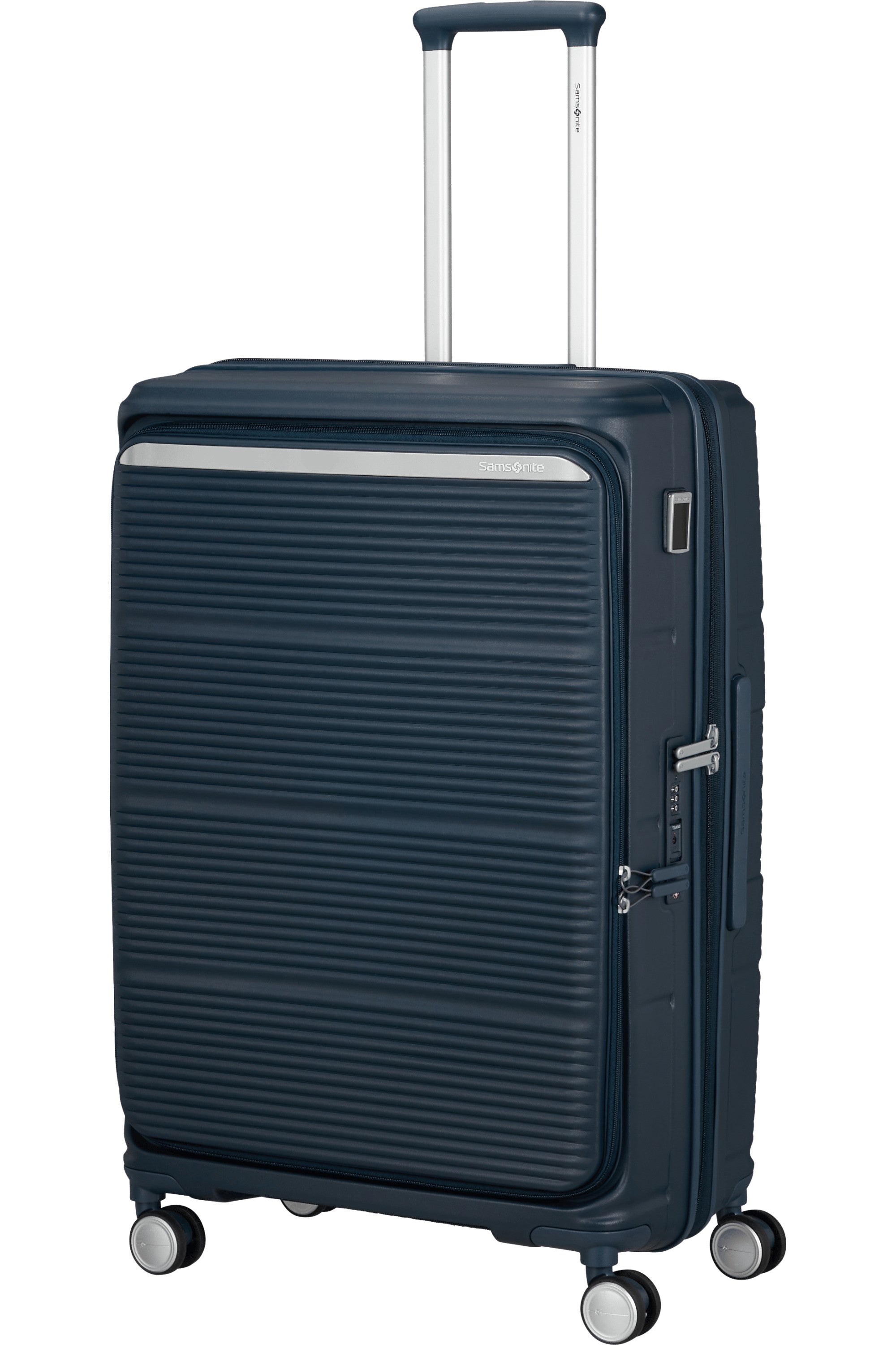 Samsonite trolley grande espandibile in polipropilene "Paralux Hs" Blu 156526.1552 MIDNIGHT BLUE