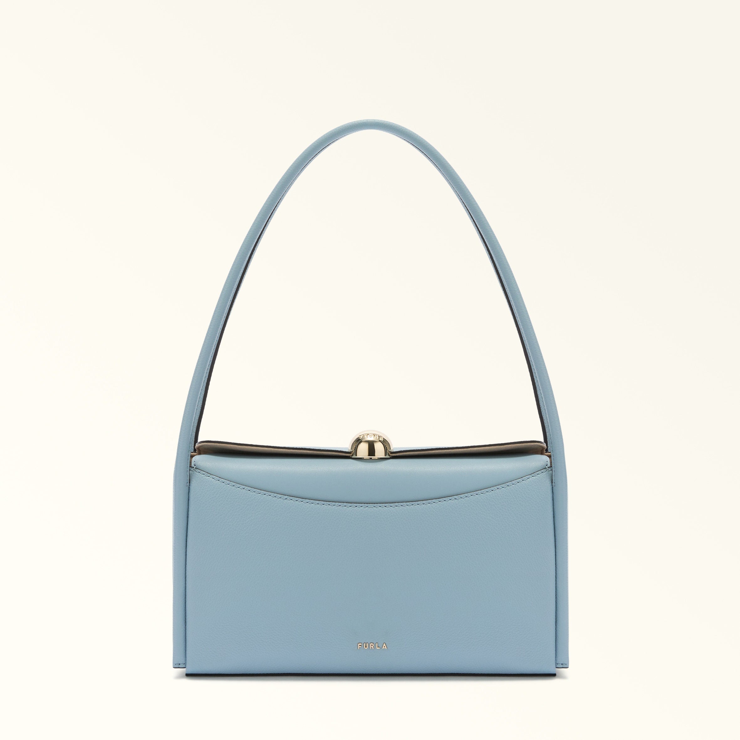 Furla borsa a spalla in pelle "Nicole" Azzurro WB01883.CDZ00 CARTA DA ZUCCHER