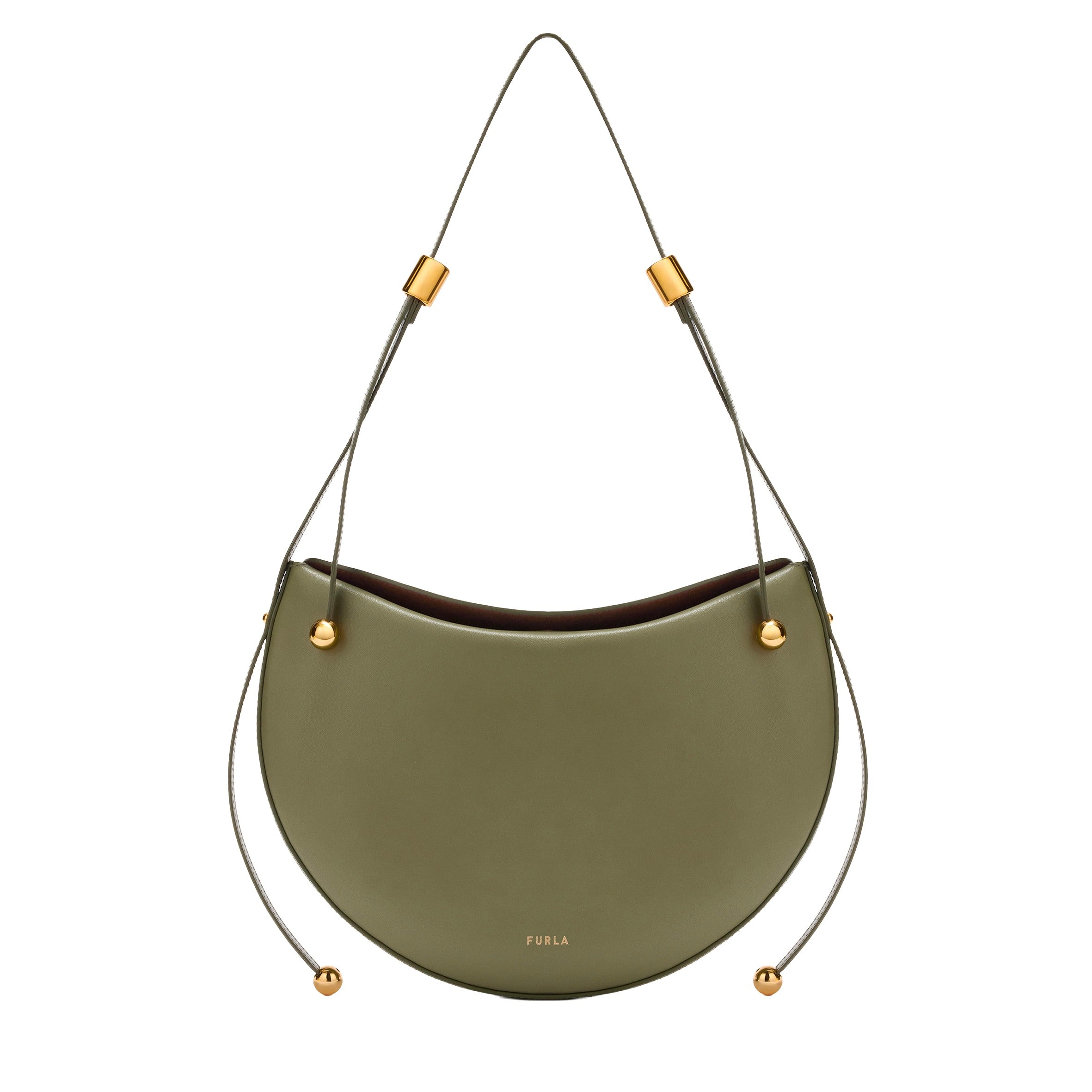 Furla borsa a spalla in pelle "Moonstone" Verde WB01868.4555S AVOCADO