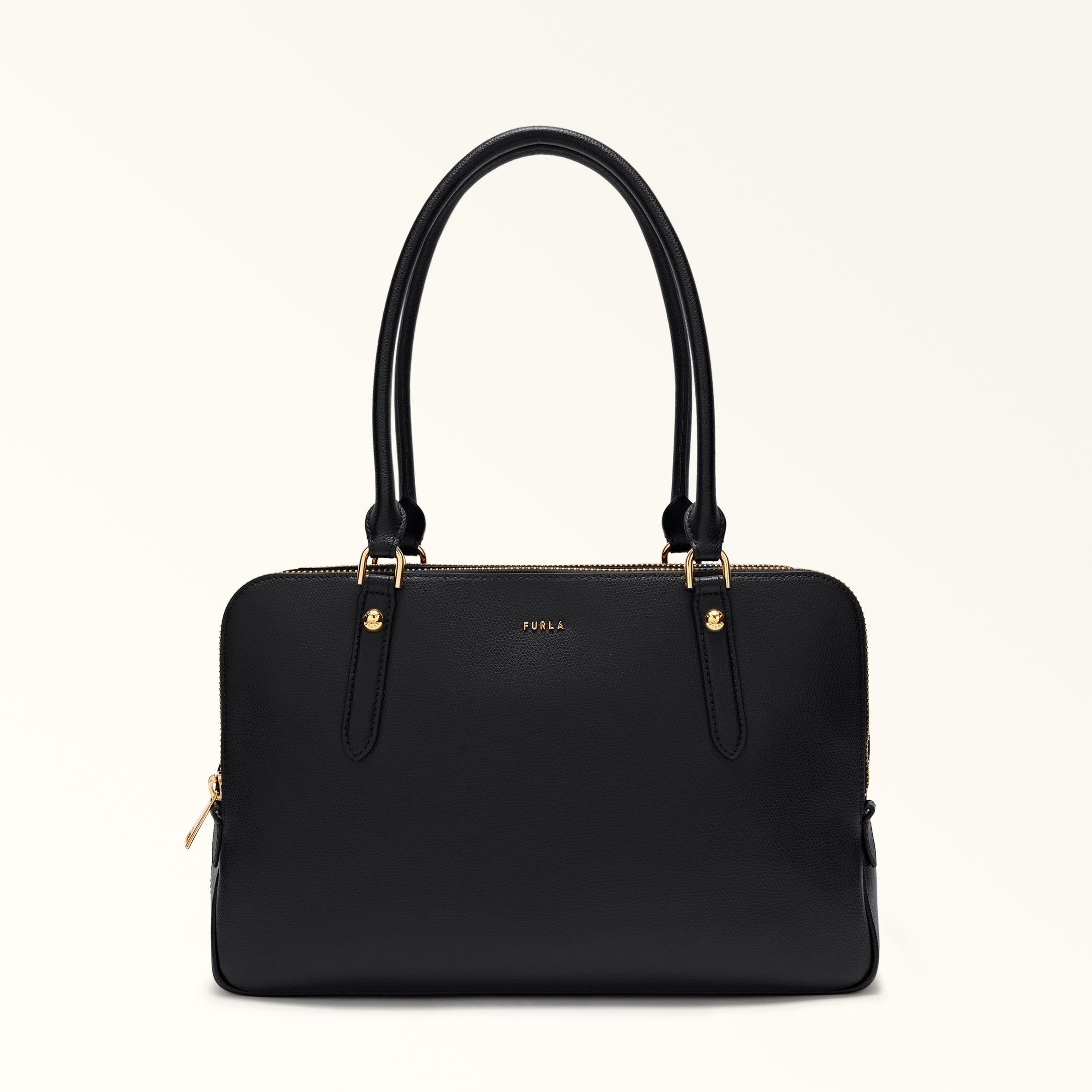 Furla borsa shopping in pelle "Giulia" Nero WB01872.O6000 NERO