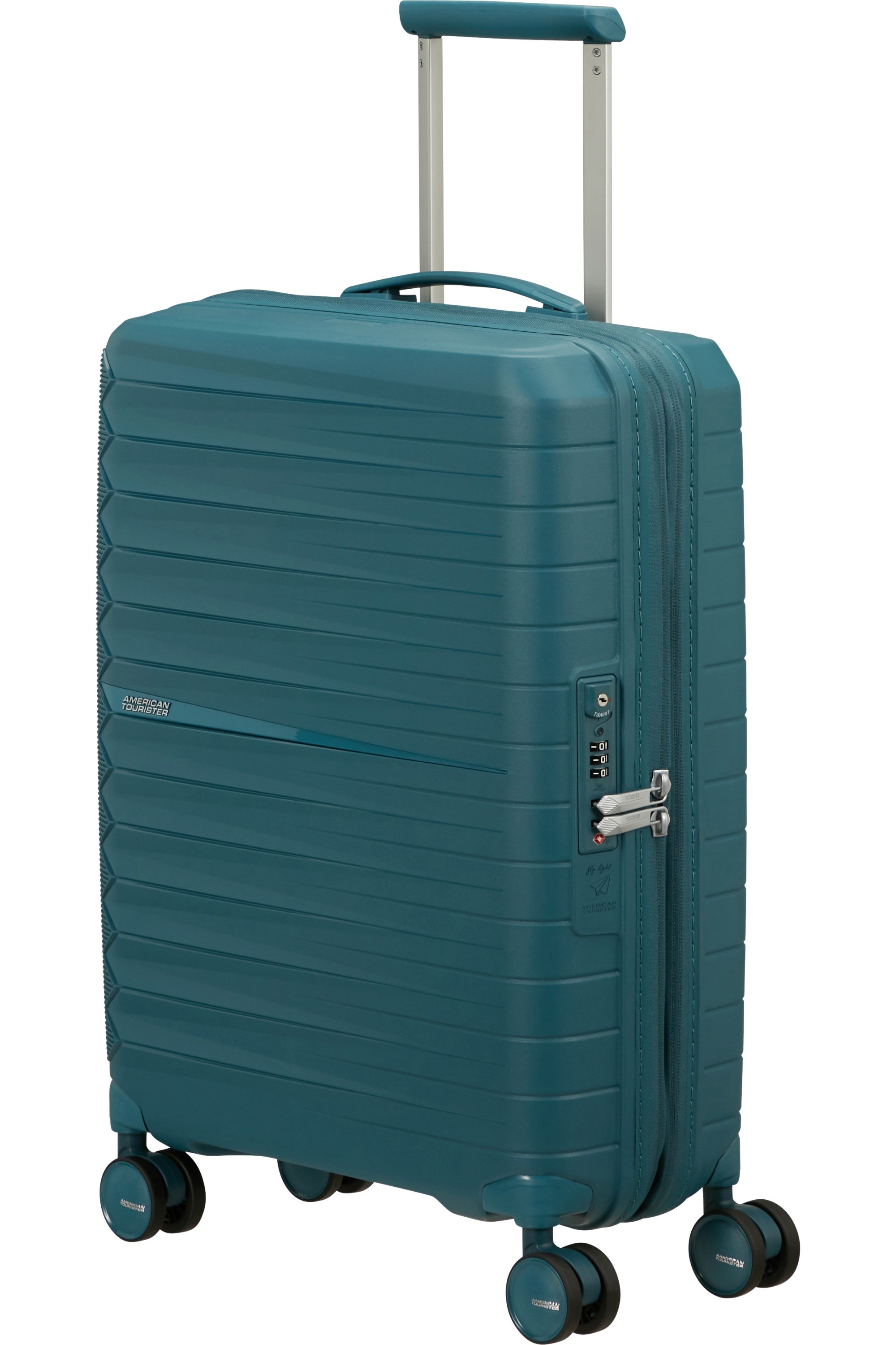 American Tourister trolley cabina in polipropilene "Fastforward" Ottanio 155259.2774 TOTALLY TEAL