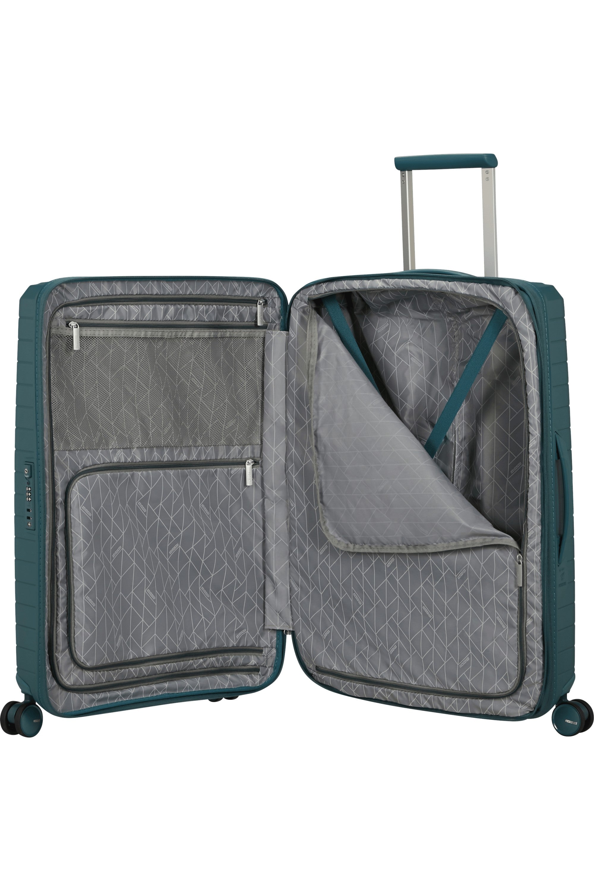 American Tourister trolley medio in polipropilene "Fastforward" Ottanio 155260.2774 TOTALLY TEAL