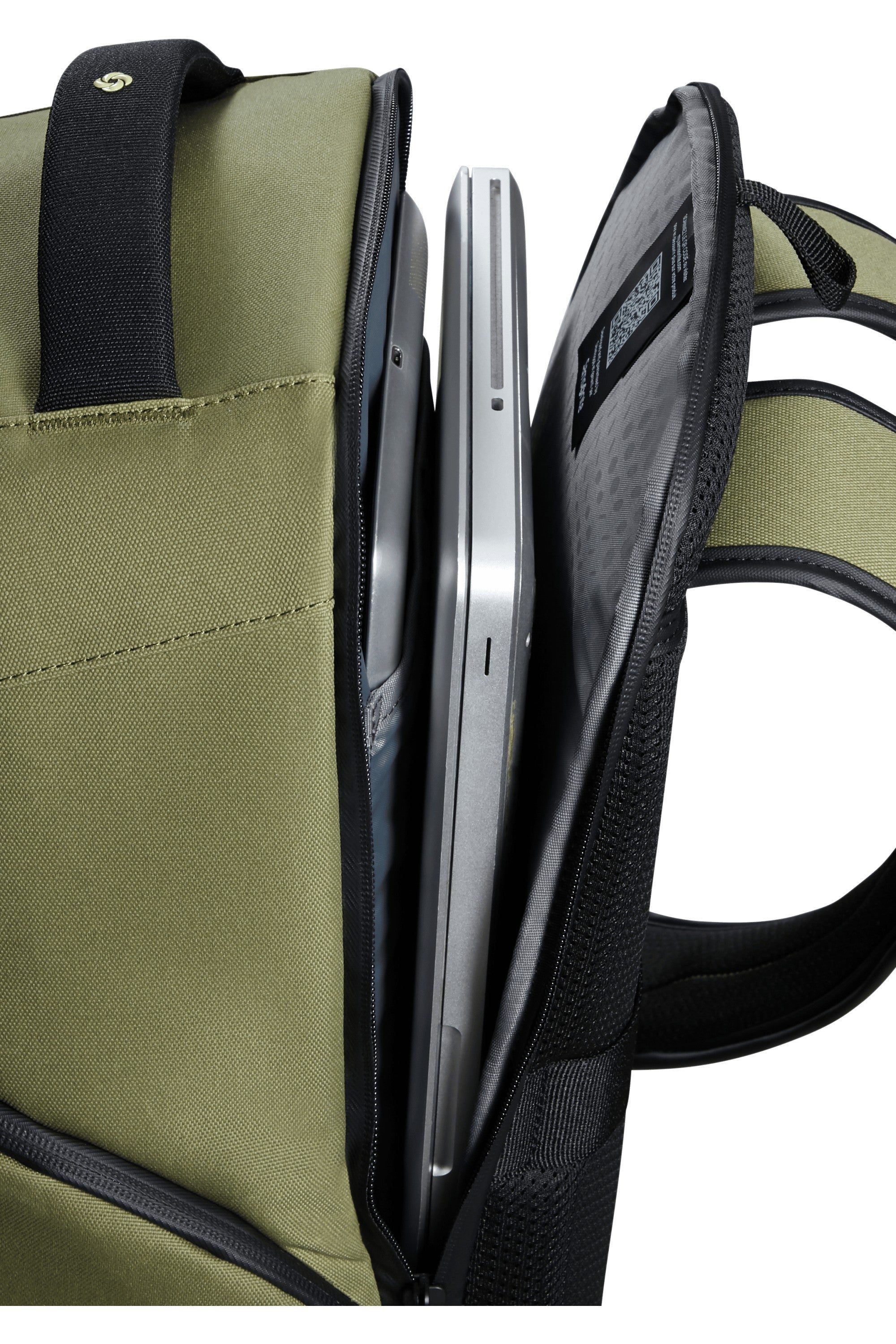 Samsonite zaino in tessuto "Ecodiver" Verde 157617.A789 WAXED WASABI