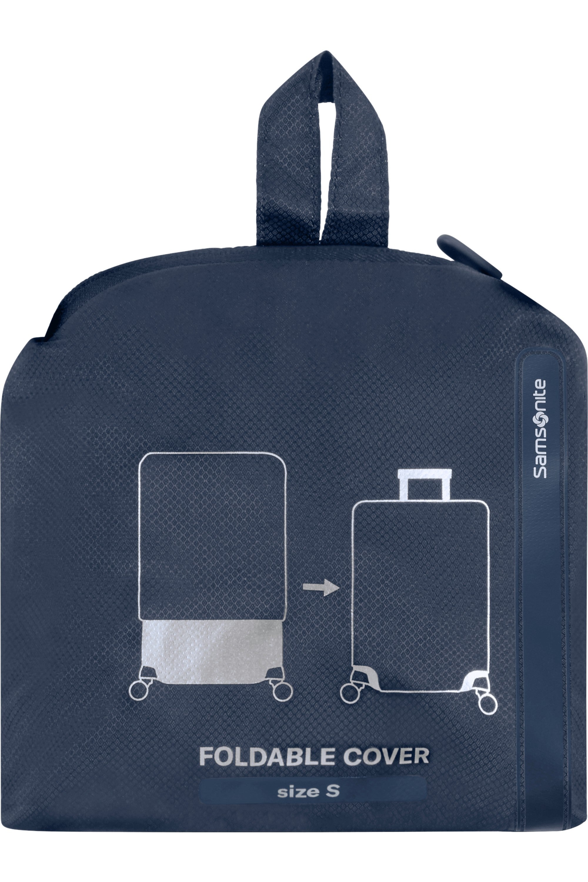 Samsonite coprivaligia cabina in tessuto "Ta Revolution" Blu 155589.1549 MIDNIGHT BLUE