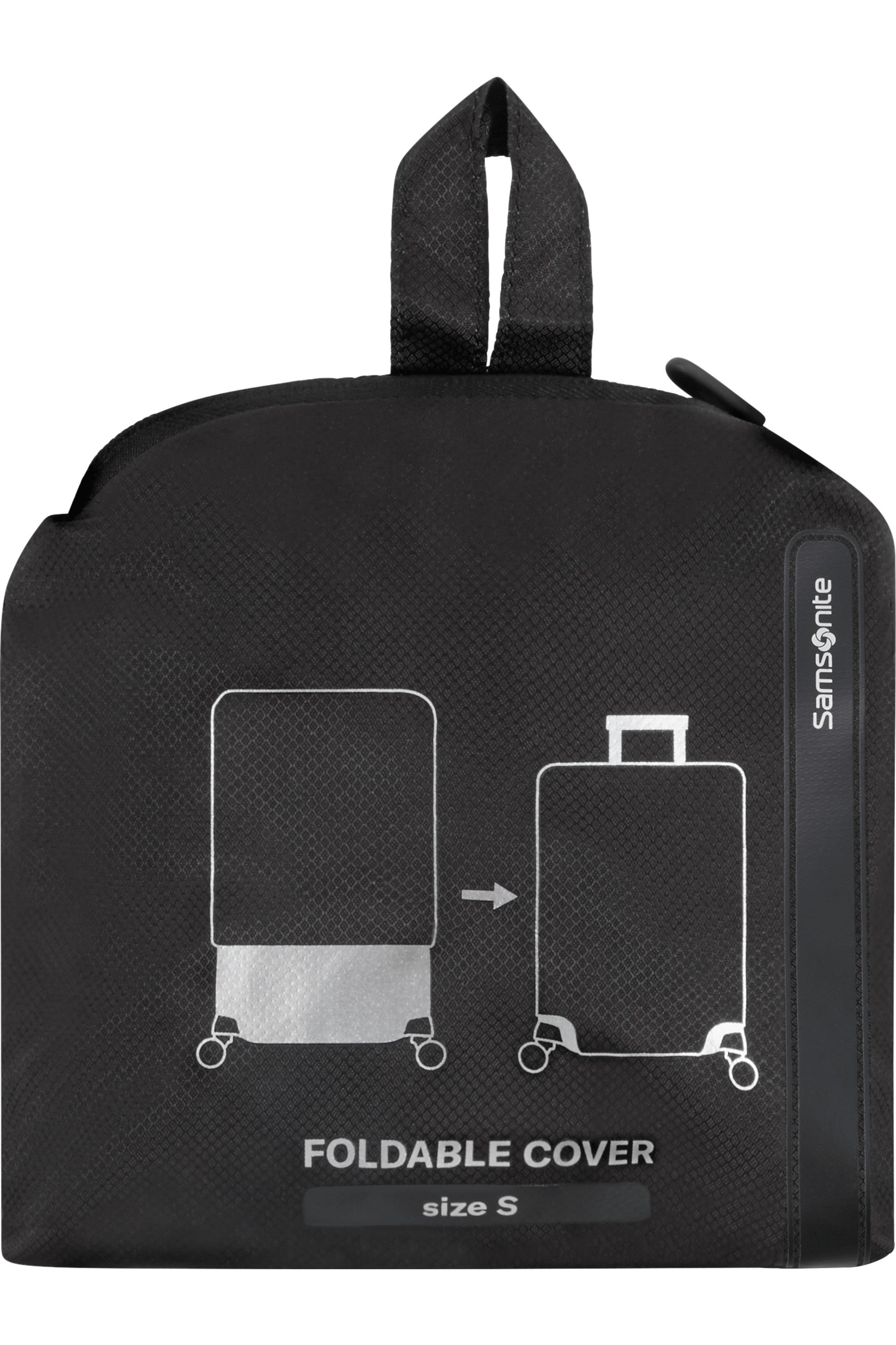 Samsonite coprivaligia cabina in tessuto "Ta Revolution" Nero 155589.1041 BLACK