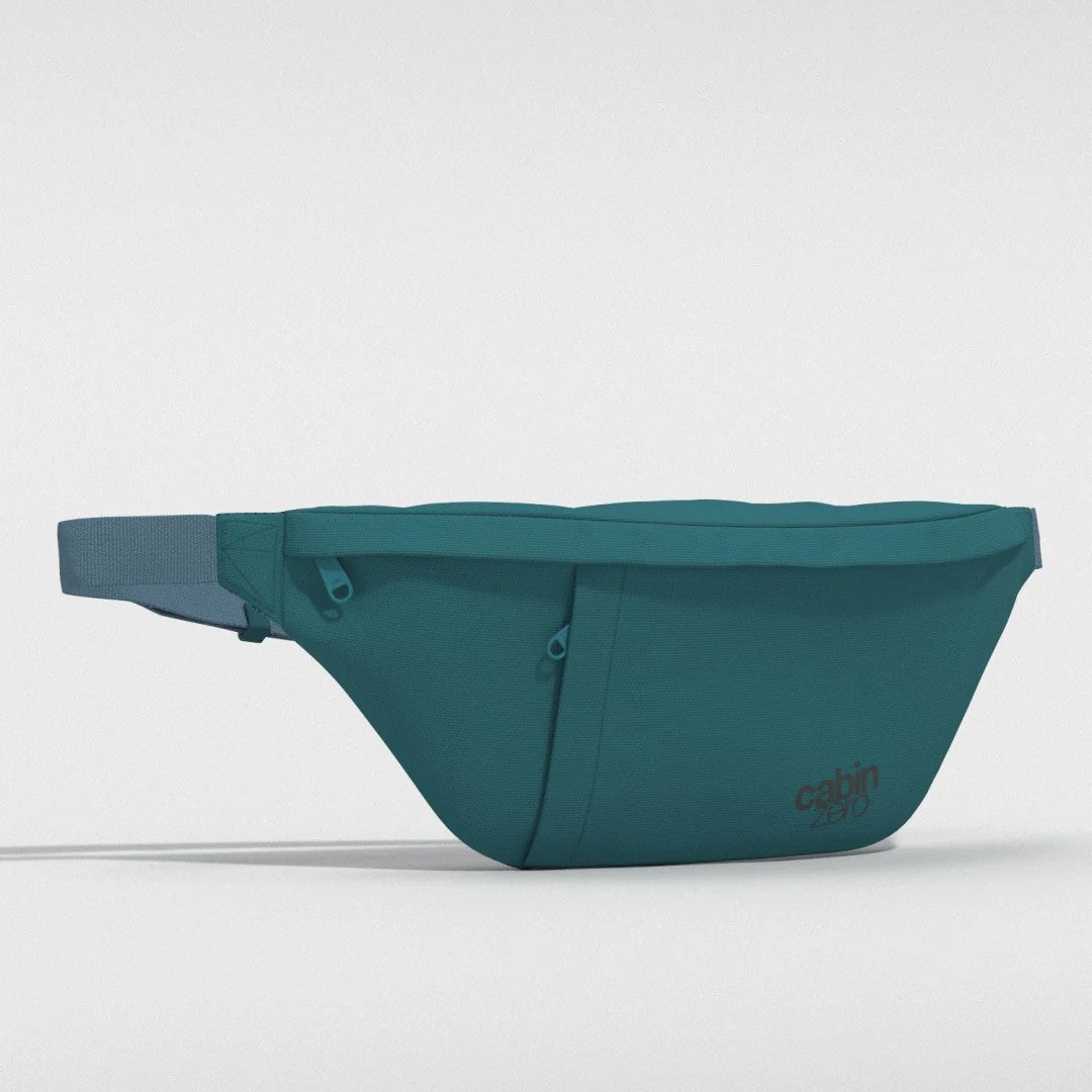 Cabin Zero marsupio in tessuto "Hip Pack" Azzurro CZ20.1803 ARUBA BLUE