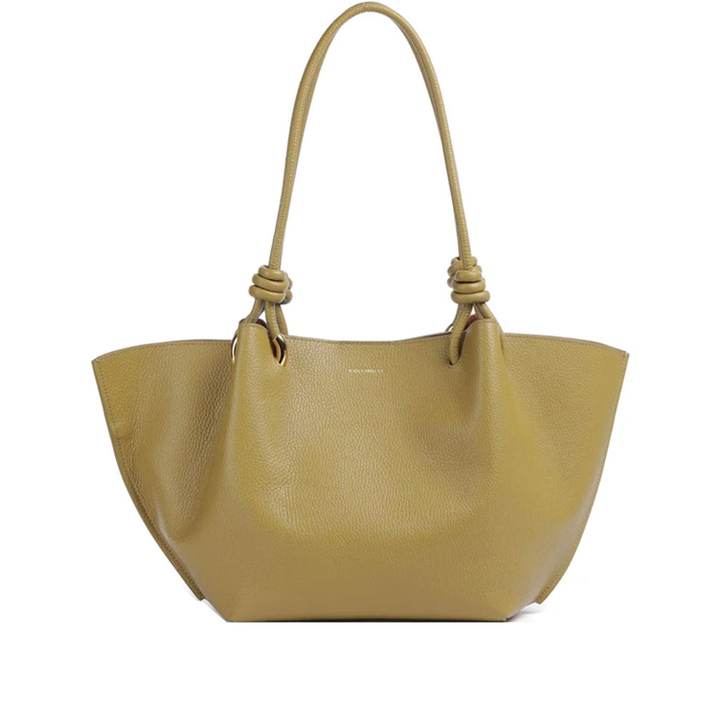 Coccinelle borsa shopping pelle "Finn" Verde E1U07110201.G43 SEAGRASS