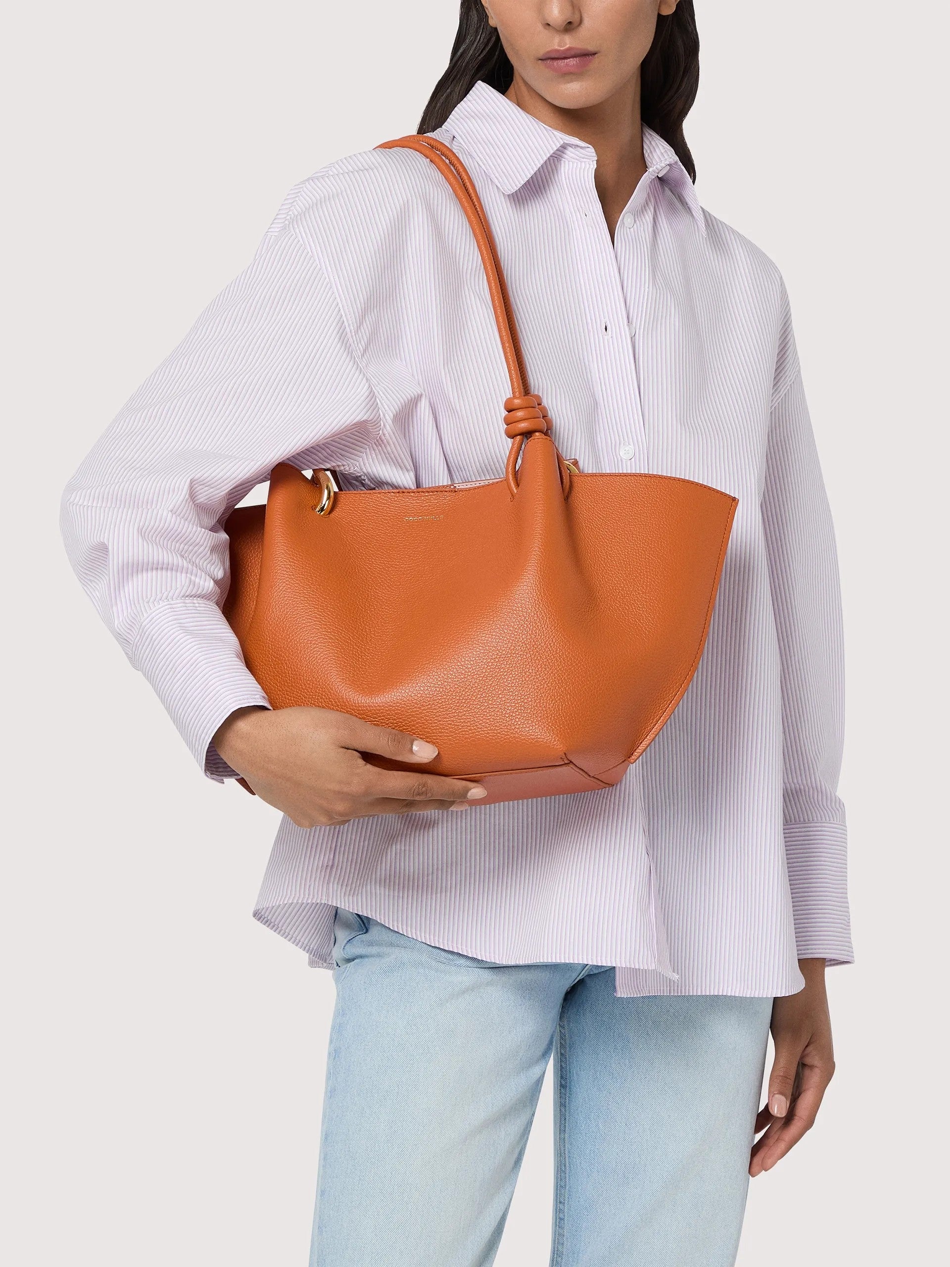 Coccinelle borsa shopping pelle "Finn" Arancione E1U07110201.R41 CRAB