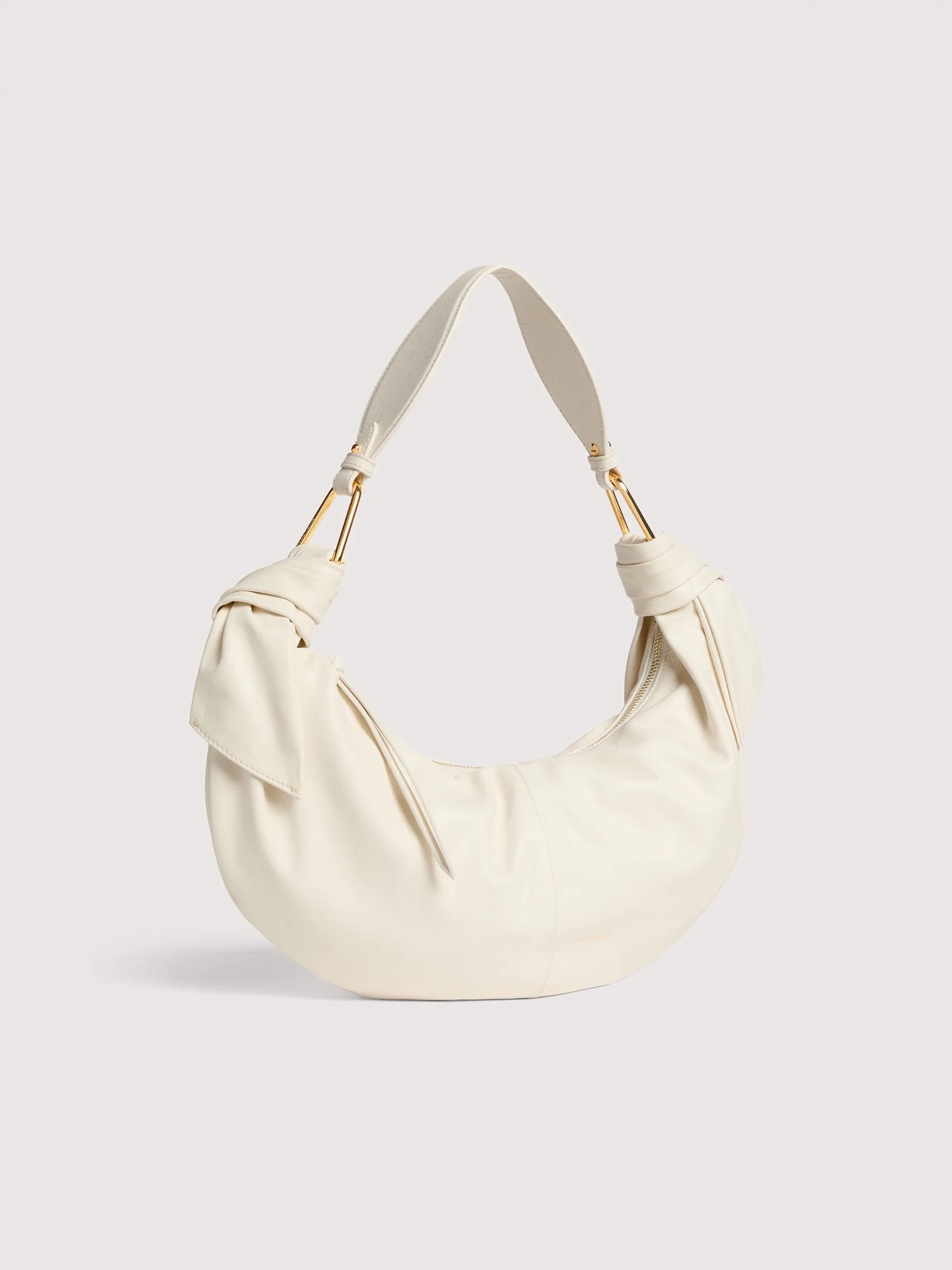 Coccinelle borsa a spalla in pelle "Furoshiki" Bianco E1U1A130201.N17 PEARL