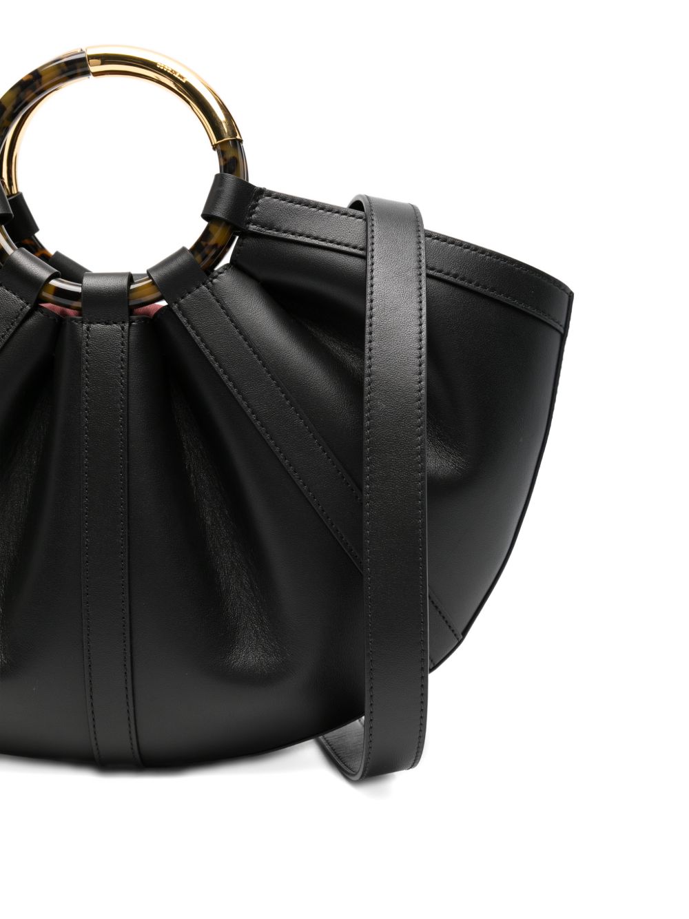 Coccinelle borsa a mano in pelle "Shell" Nero E1U5A180101.001 NOIR
