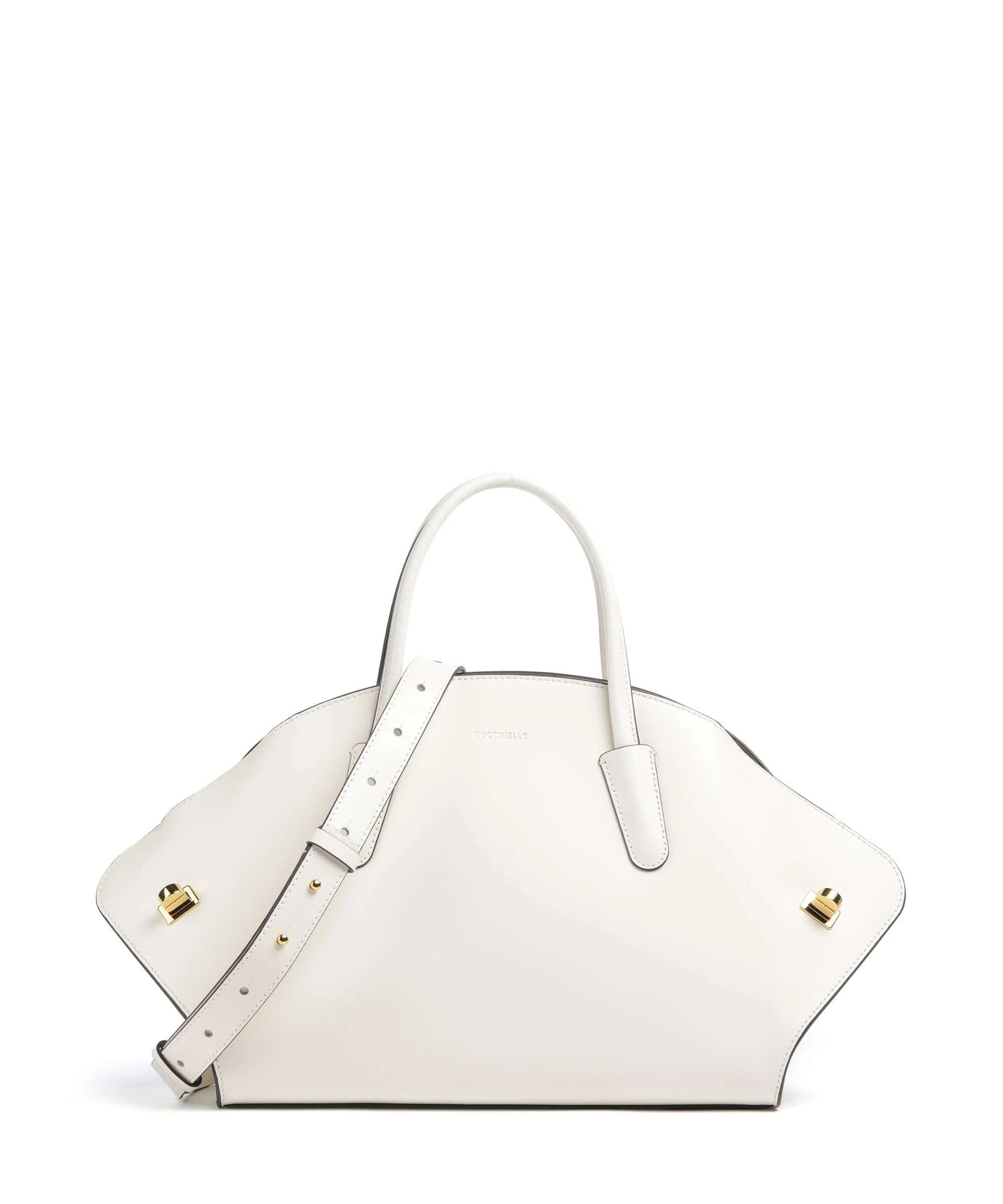 Coccinelle borsa a mano in pelle "Tylde" Bianco E1U7K180201.N17 PEARL