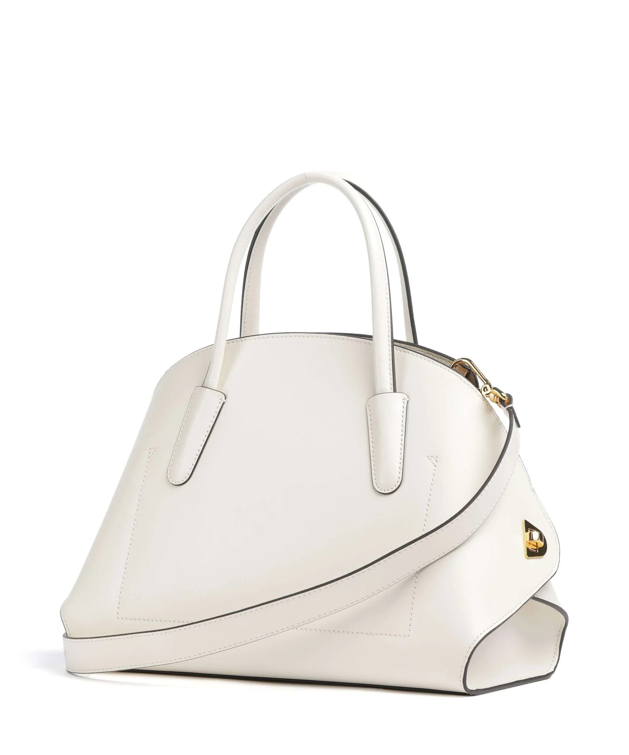 Coccinelle borsa a mano in pelle "Tylde" Bianco E1U7K180201.N17 PEARL