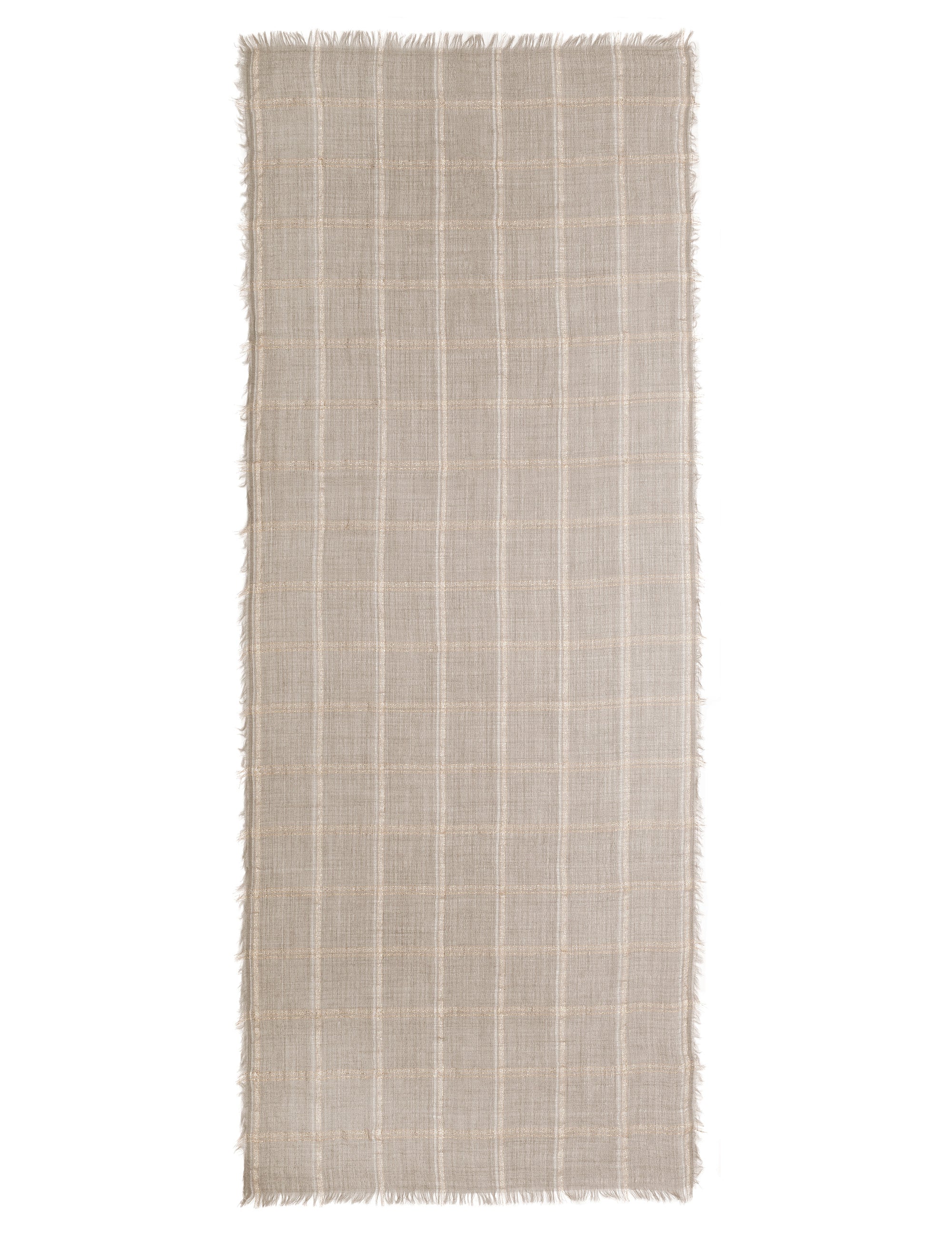 Gaynor Bongard sciarpa in lana "Livia" Beige LIVIA.BEIGE