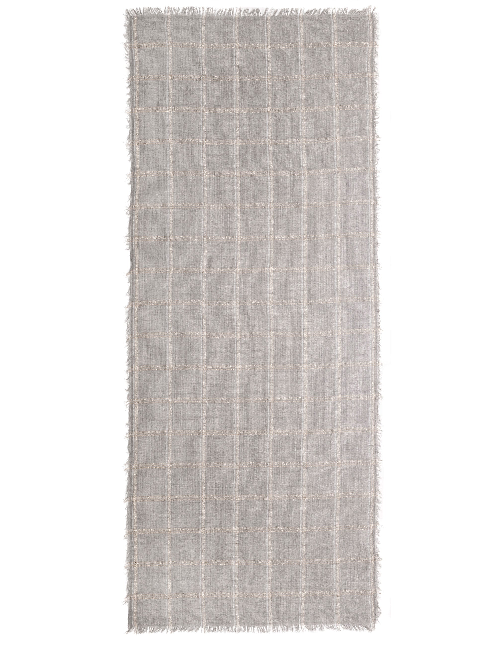Gaynor Bongard sciarpa in lana "Livia" Grigio LIVIA.GREY