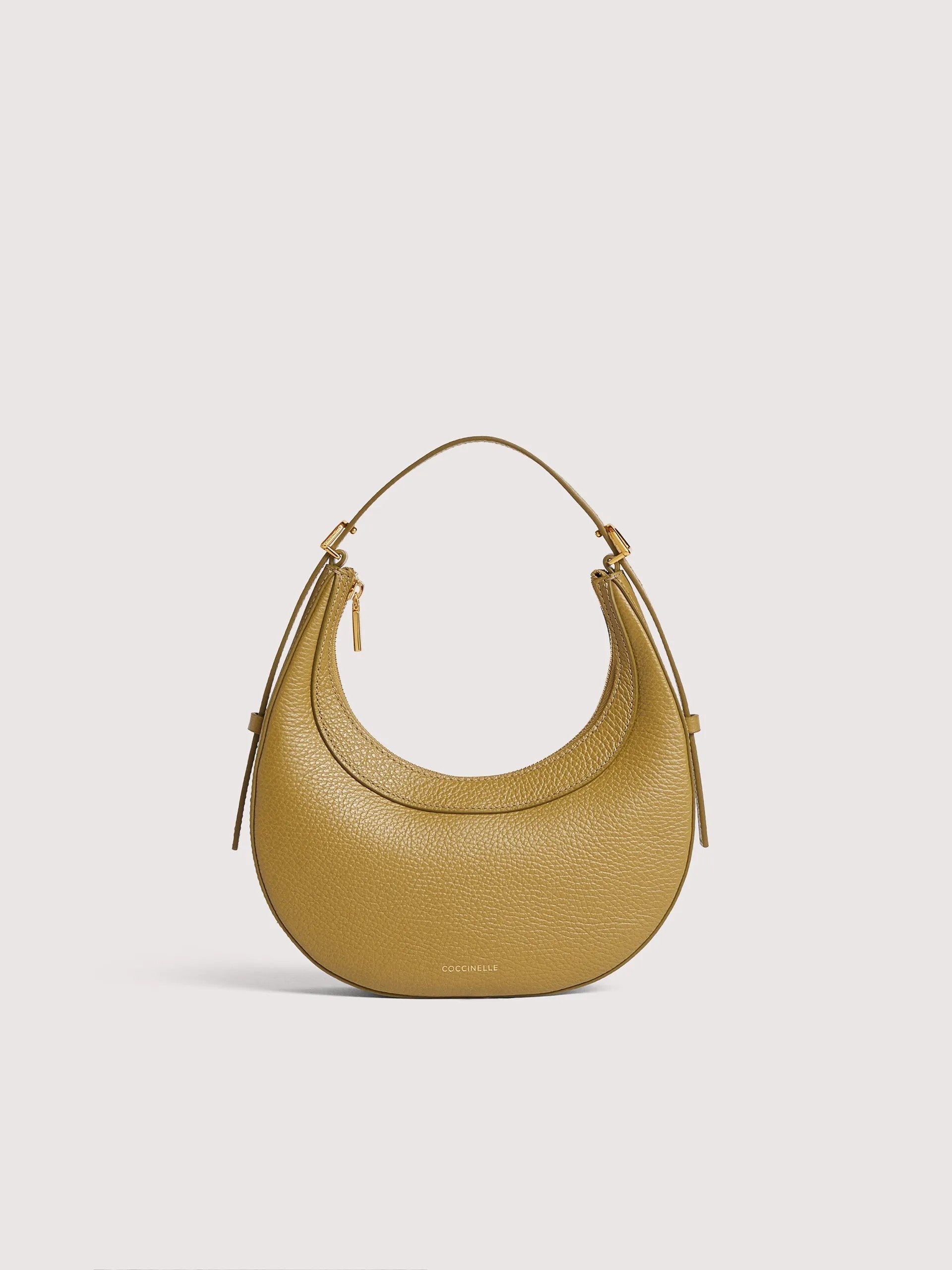 Coccinelle borsa a spalla in pelle "Whisper" Verde E5PIP530101.G43 SEAGRASS