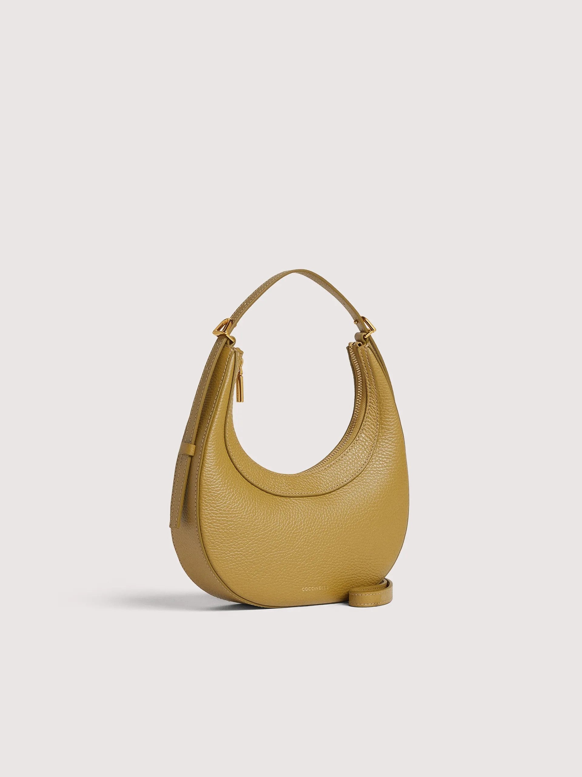 Coccinelle borsa a spalla in pelle "Whisper" Verde E5PIP530101.G43 SEAGRASS