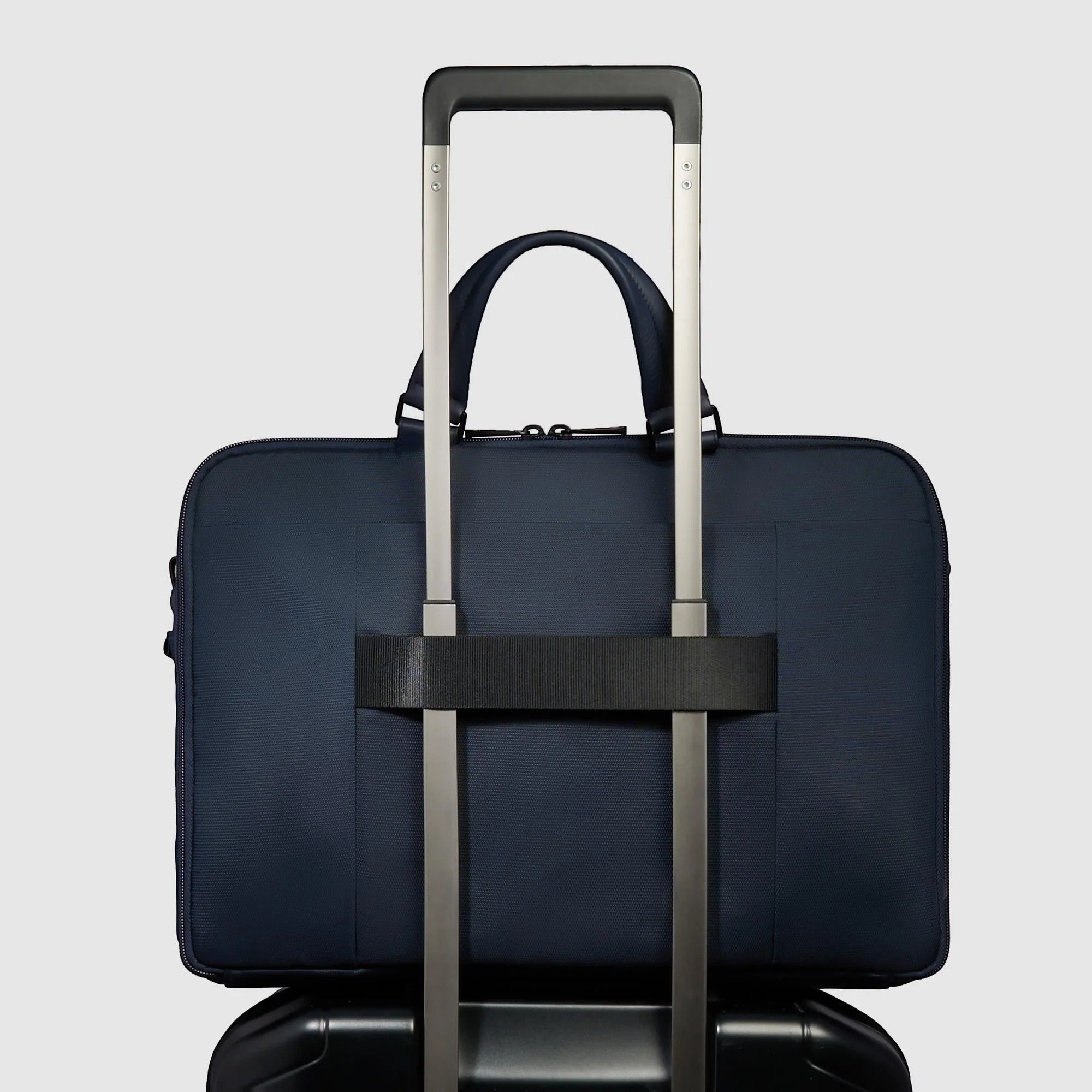 Piquadro cartella in tessuto e pelle "Wollem" Blu CA6637W129.BLU