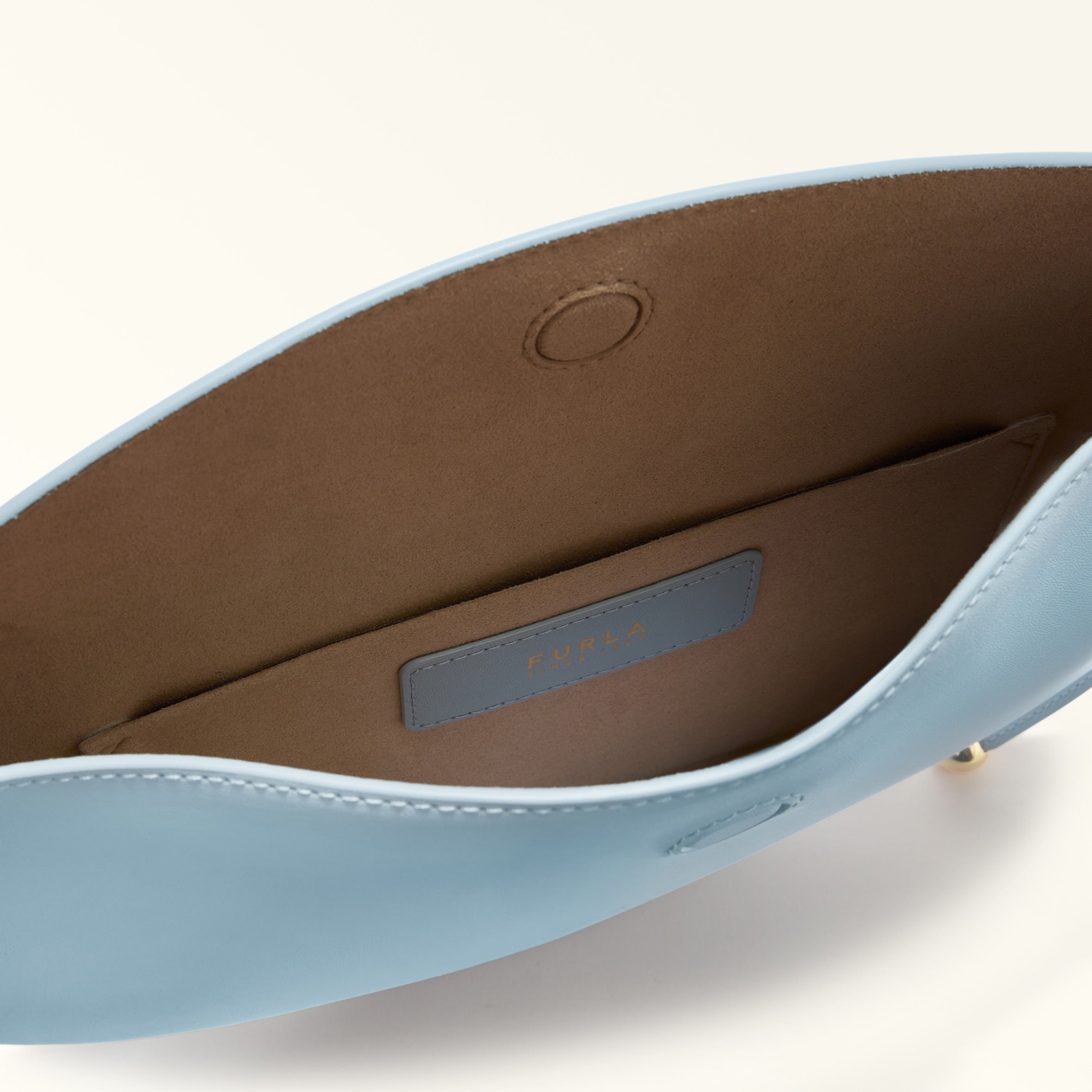 Furla borsa a spalla in pelle "Moonstone" Azzurro WB01868.CDZ00 CARTA DA ZUCCHER