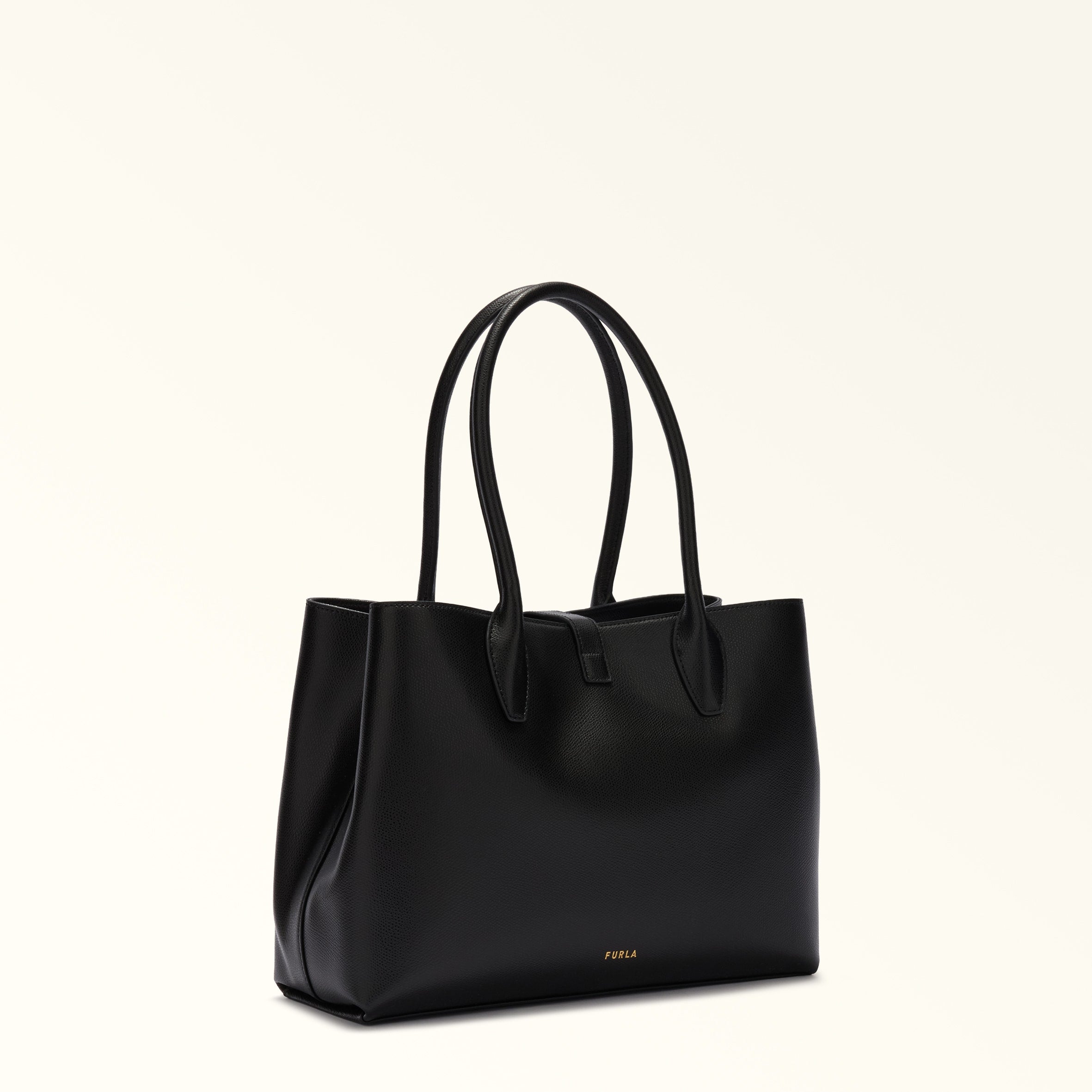 Furla borsa shopping in pelle "Goccia" Nero WB01978.O6000 NERO