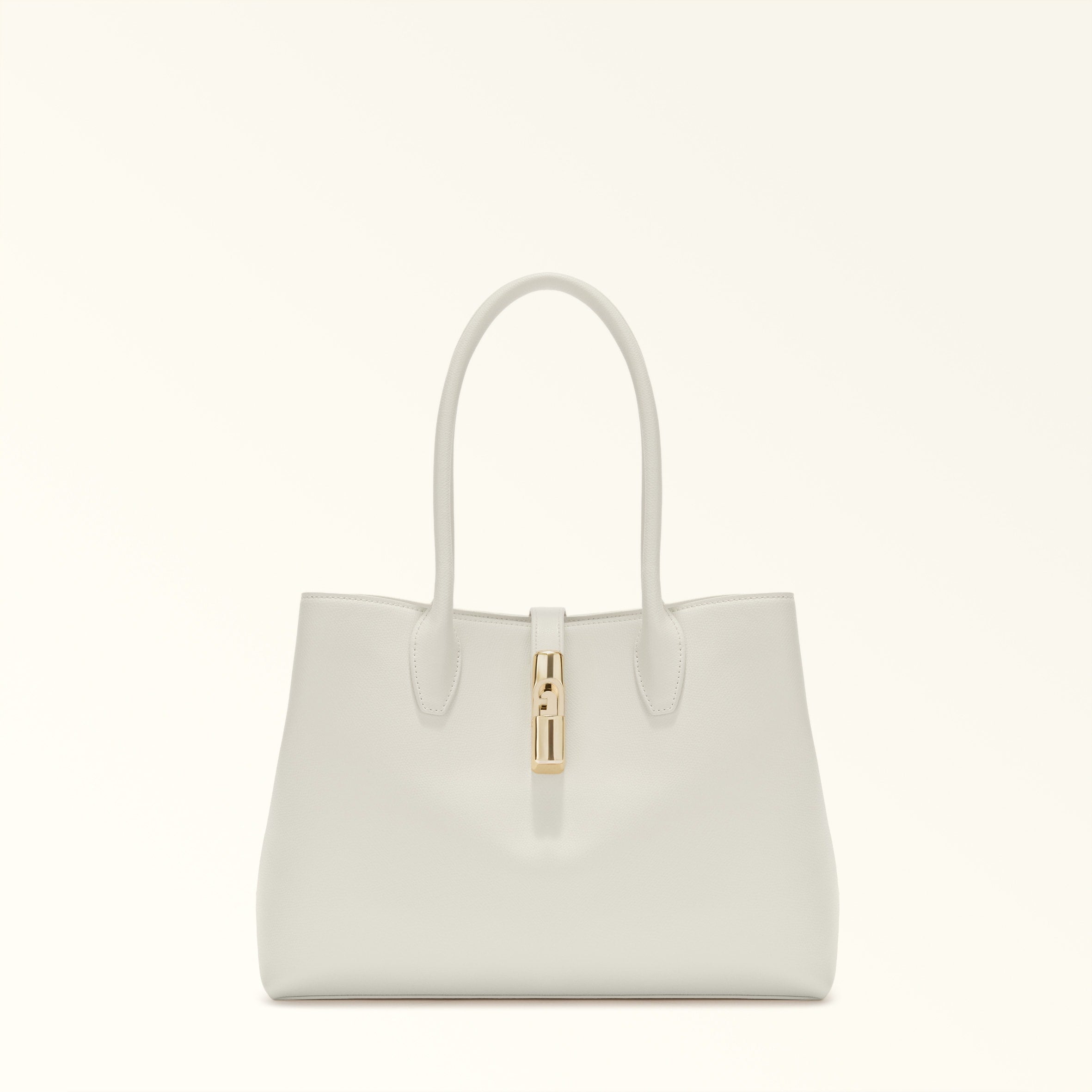 Furla borsa shopping in pelle "Goccia" Avorio WB01978.PNN00 PANNA