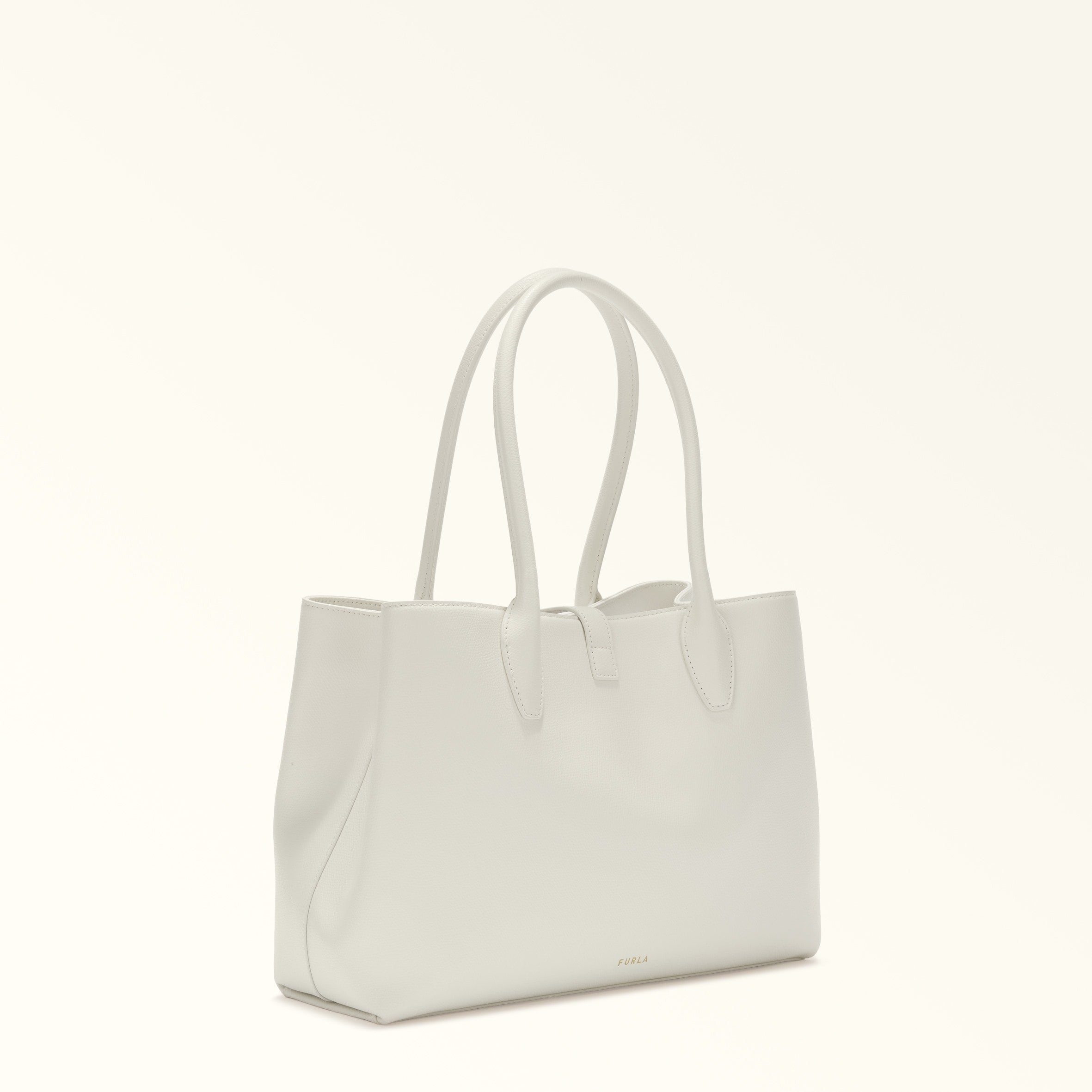Furla borsa shopping in pelle "Goccia" Avorio WB01978.PNN00 PANNA