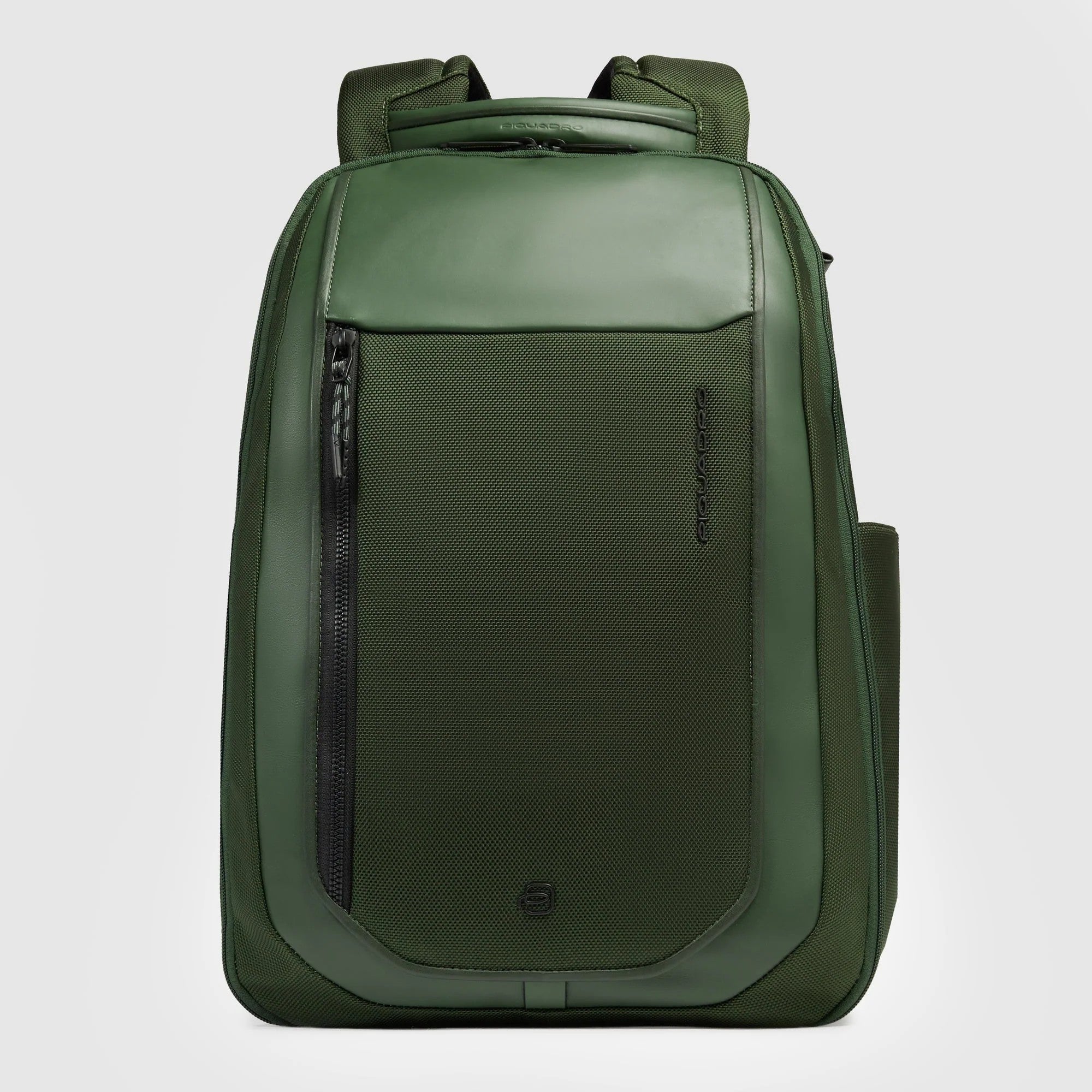 Piquadro zaino in tessuto e pelle "Lyss" Verde CA6928S143BM.VE