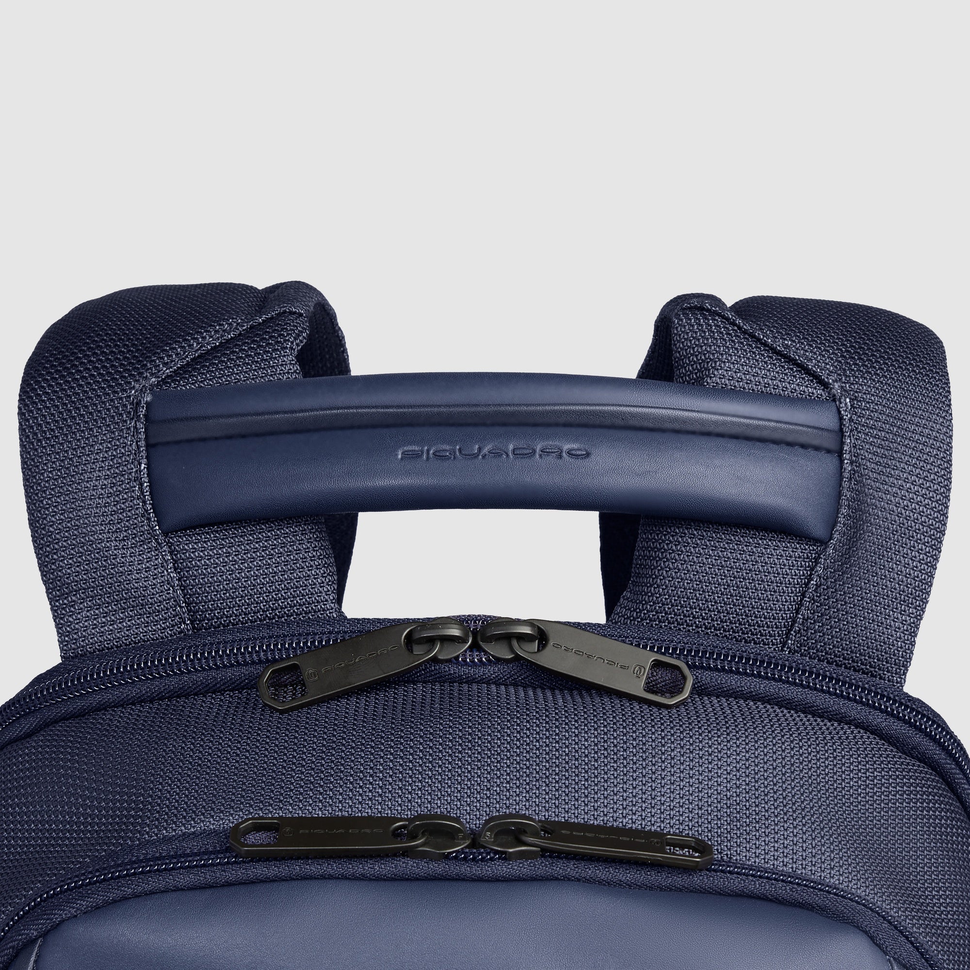 Piquadro zaino in tessuto e pelle "Lyss" Blu CA6927S143BM.BLU