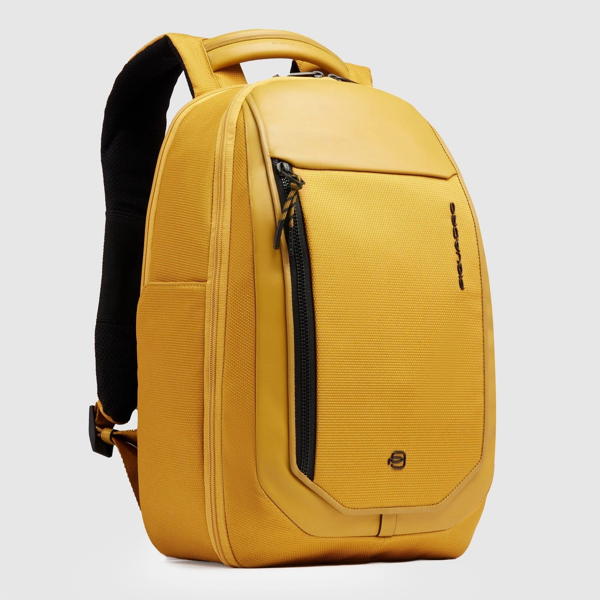 Piquadro zaino in tessuto e pelle "Lyss" Giallo CA6927S143BM.G
