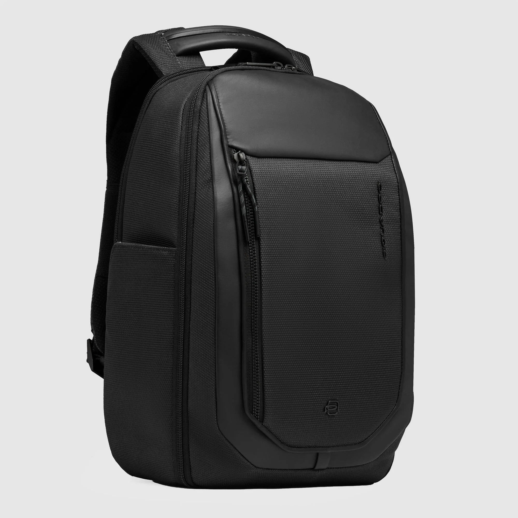 Piquadro zaino in tessuto e pelle "Lyss" Nero CA6927S143BM.N