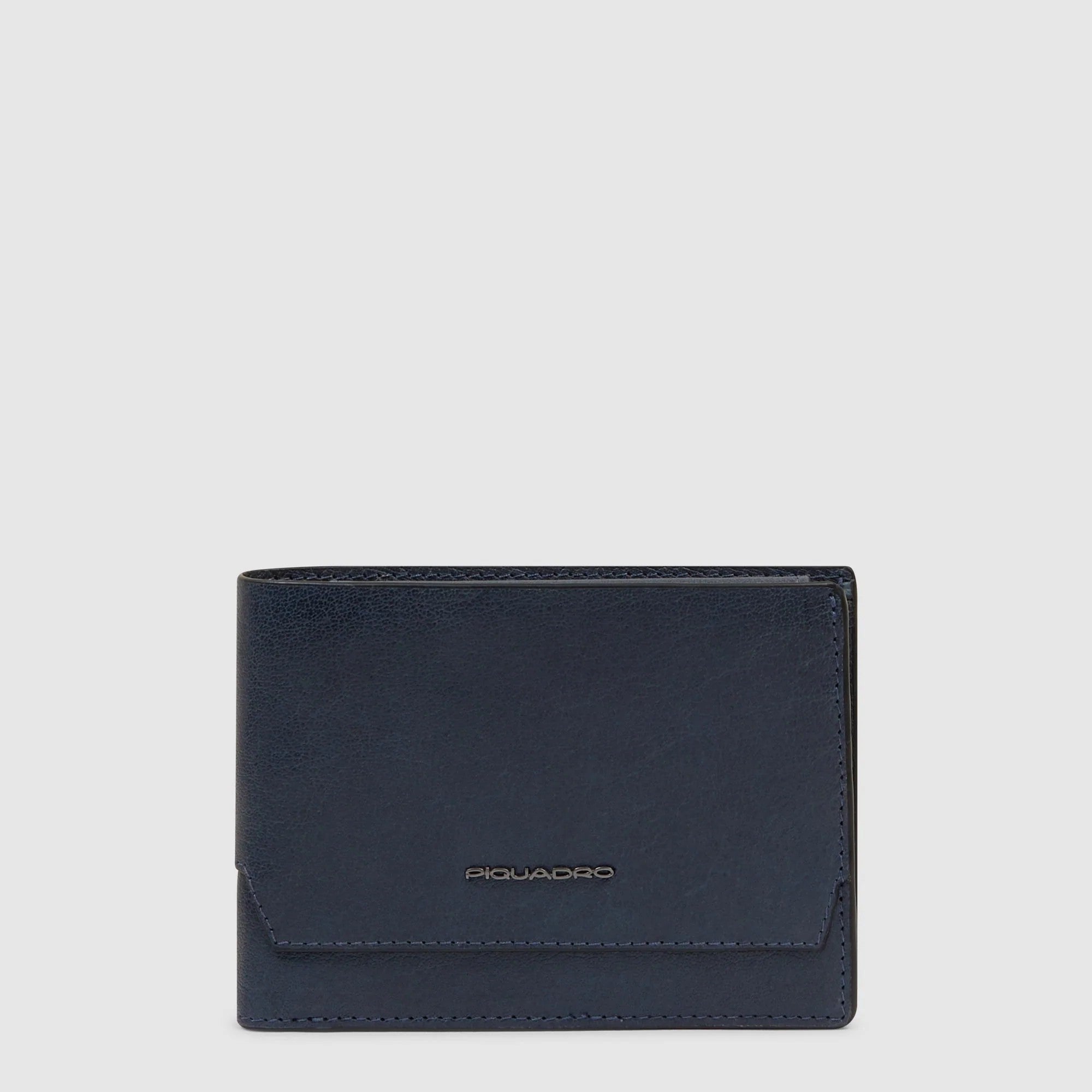 Piquadro portafogli in pelle "Solm" Blu PU1392S141.AV