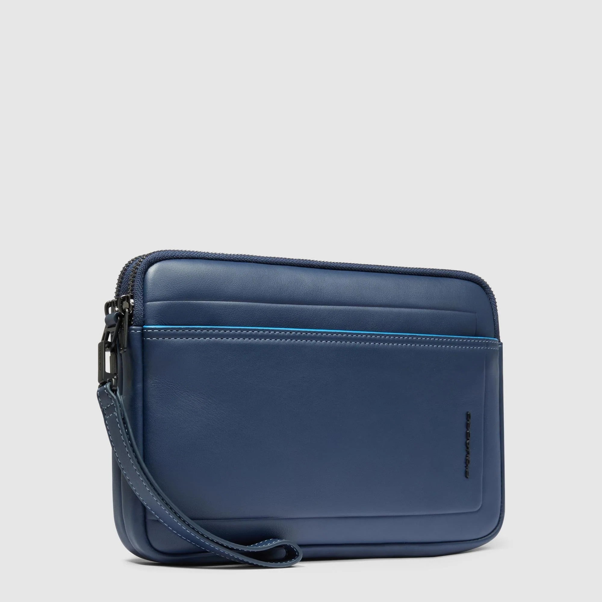 Piquadro pochette in pelle "S138" Blu AC6156S138R.AV2