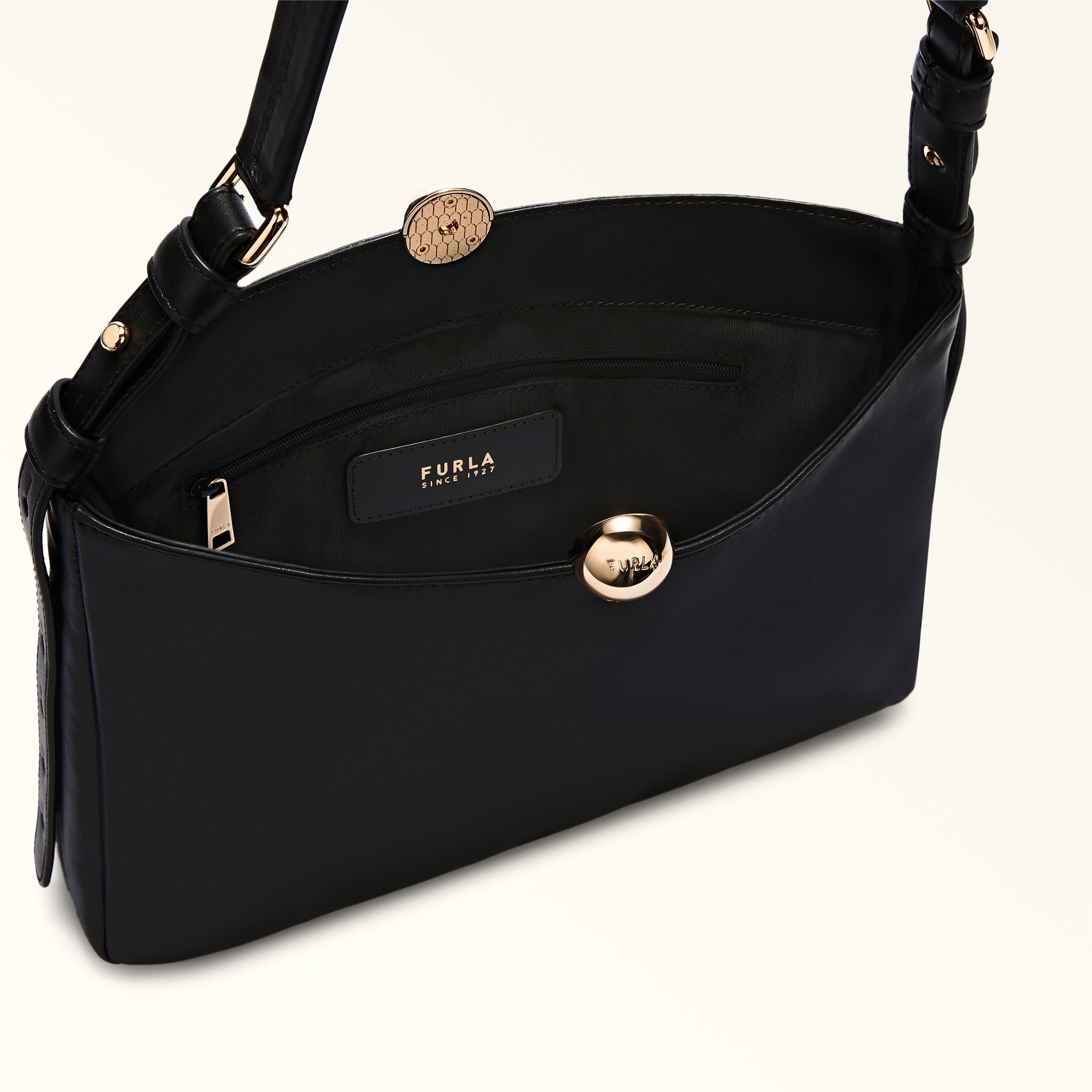 Furla borsa a spalla in pelle "Furla Sfera" Nero WB01403.O6000 NERO