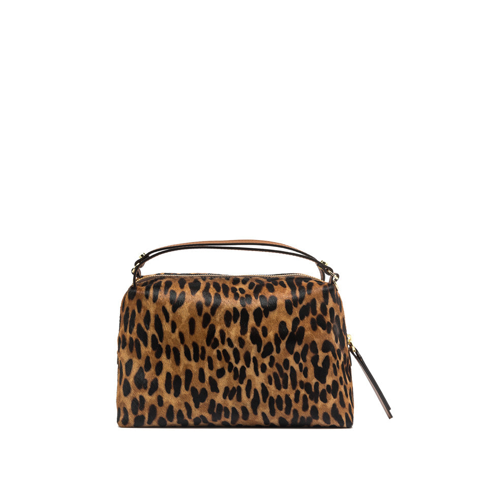 Gianni Chiarini borsa in pelle e cavallino "Alifa" Animalier BS8148HORSY.14351 LINCE-CUOIO