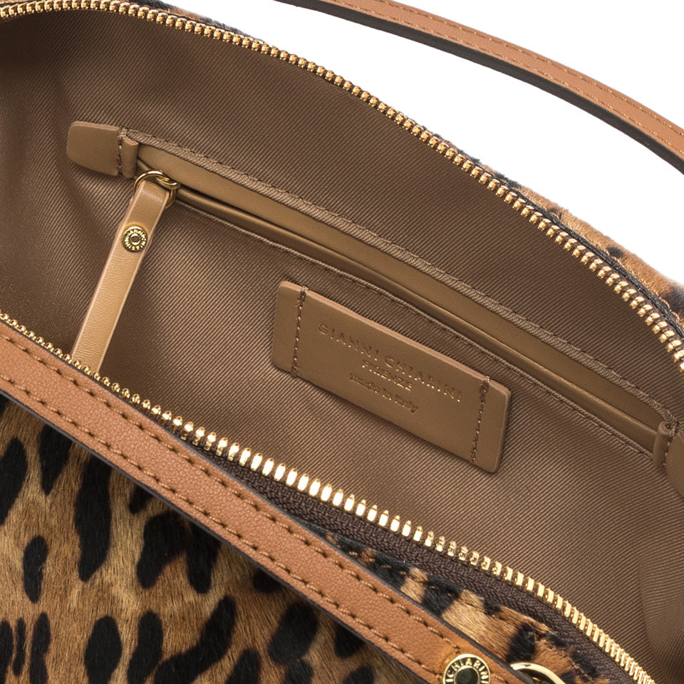 Gianni Chiarini borsa in pelle e cavallino "Alifa" Animalier BS8148HORSY.14351 LINCE-CUOIO