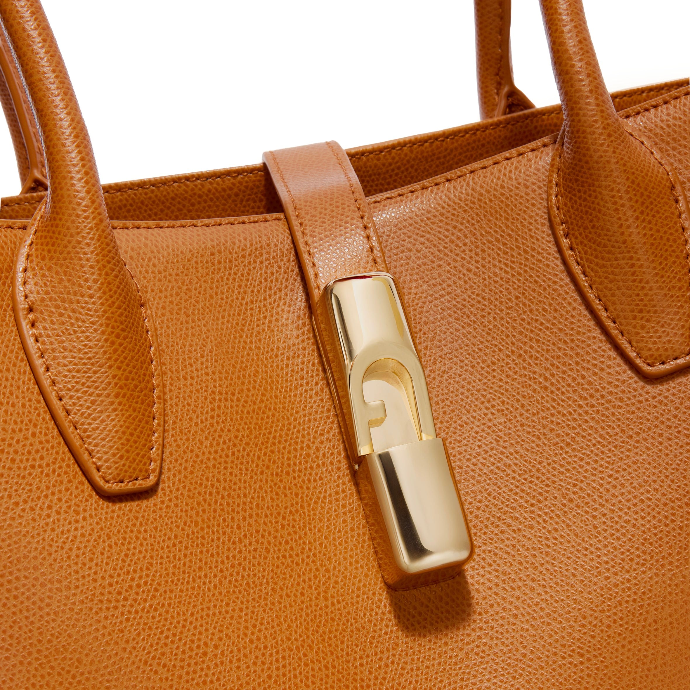 Furla borsa shopping in pelle "Goccia" Cuoio WB01978.4557S TABACCO