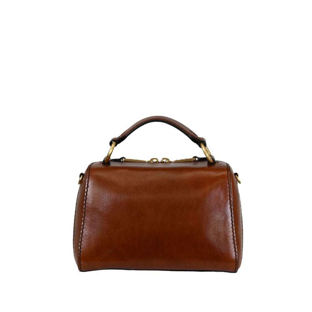 The Bridge borsa a mano in pelle "Laura" Marrone 04180601.14