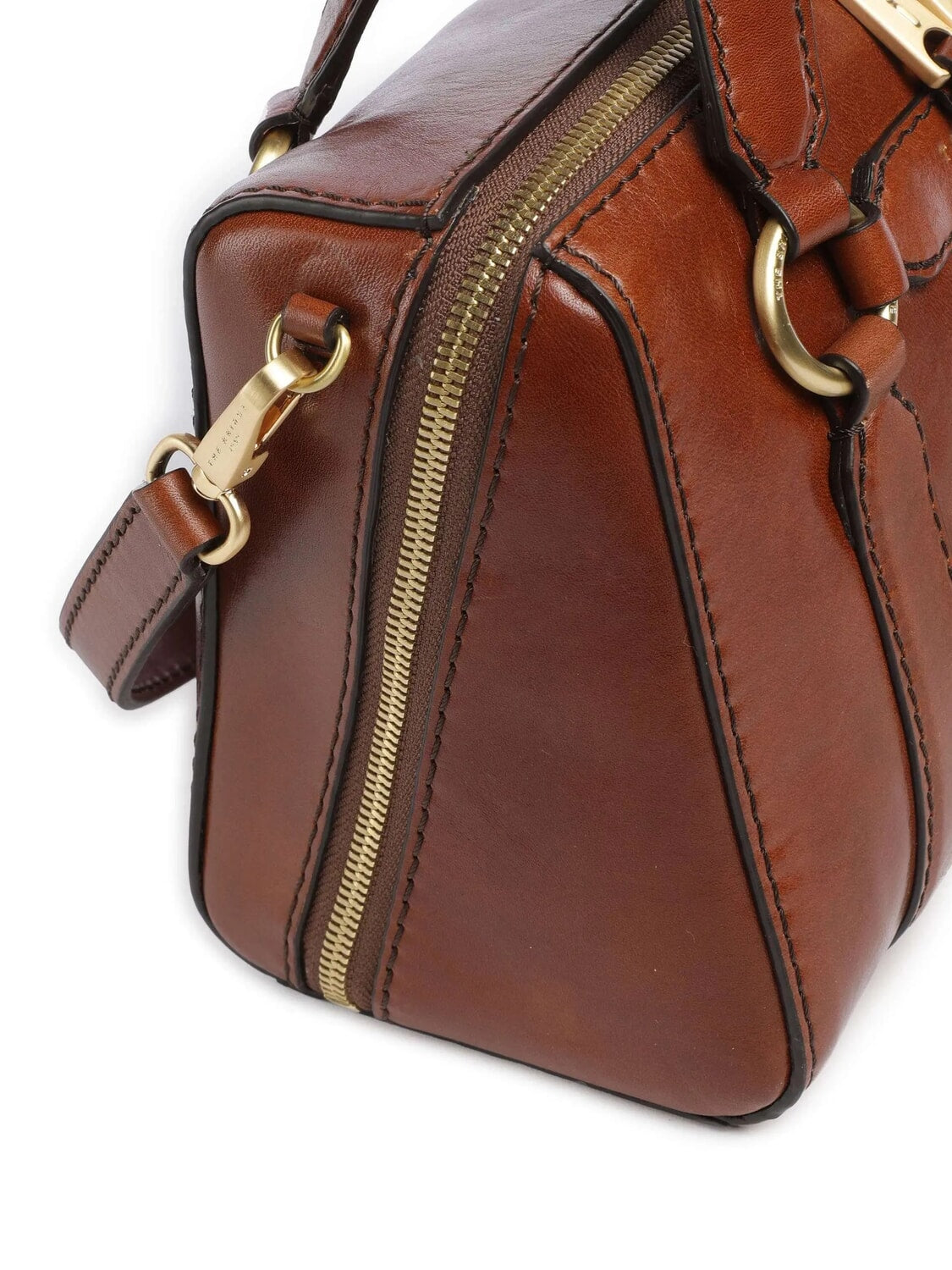 The Bridge borsa a mano in pelle "Laura" Marrone 04181601.14