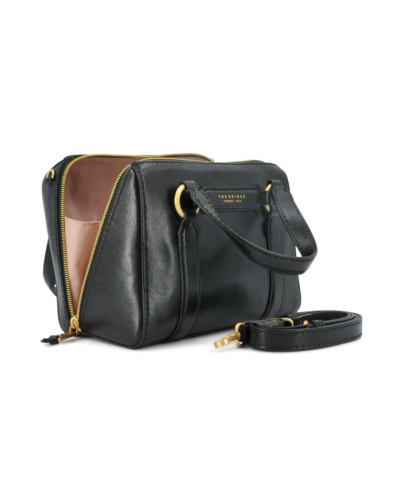 The Bridge borsa a mano in pelle "Laura" Nero 04181601.30