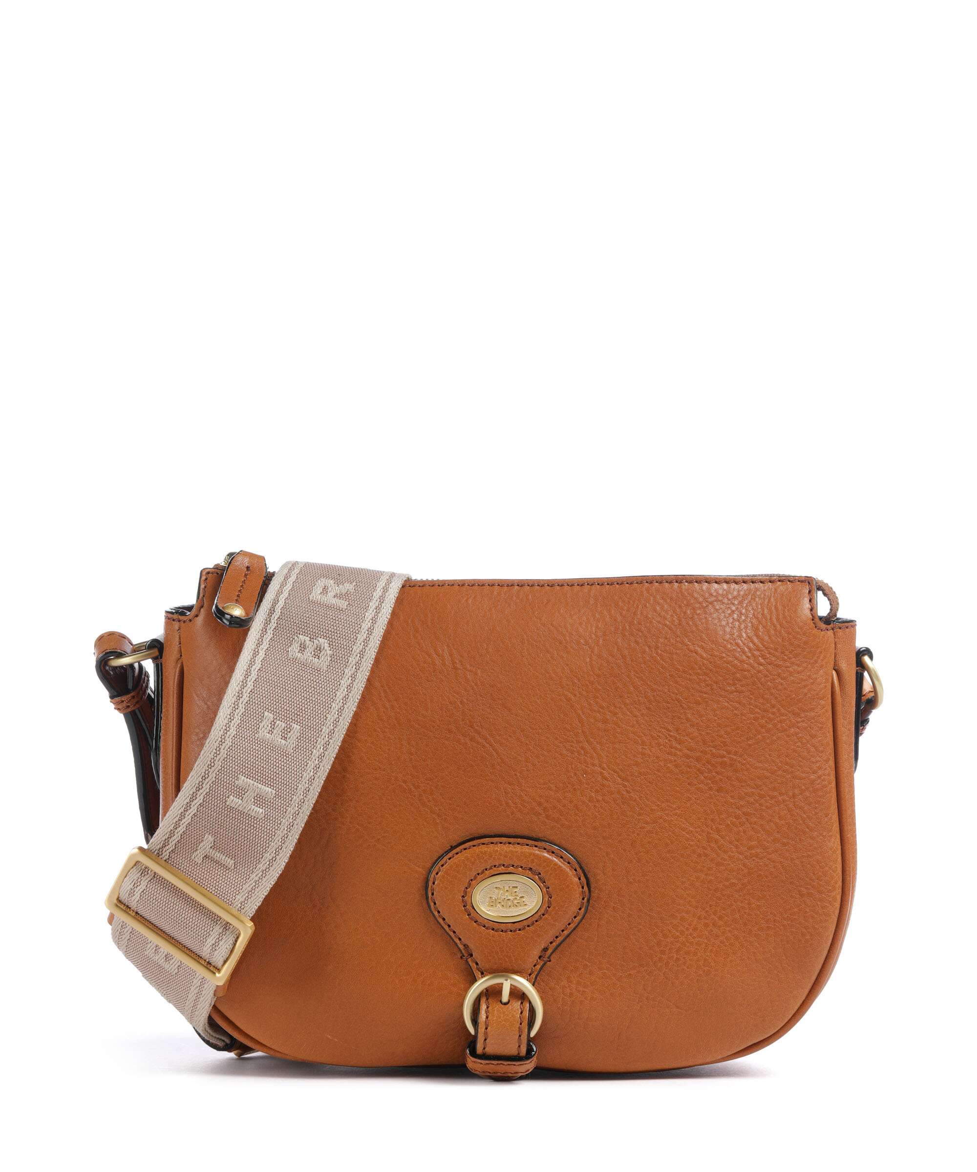 The Bridge borsa a tracolla in pelle "Isadora" Cuoio 045305D3.15