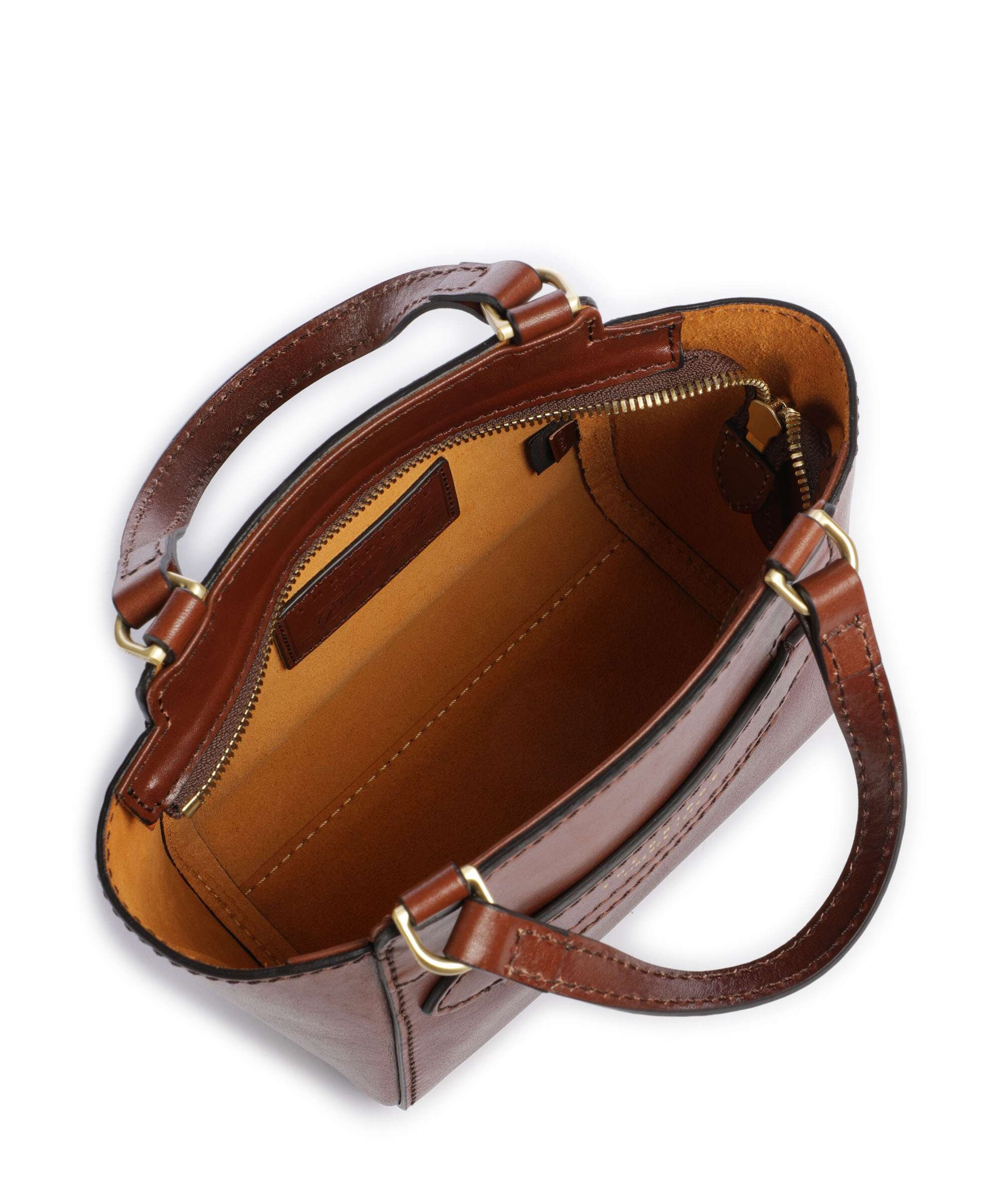 The Bridge borsa a mano in pelle "Lucrezia" Marrone 04190601.14