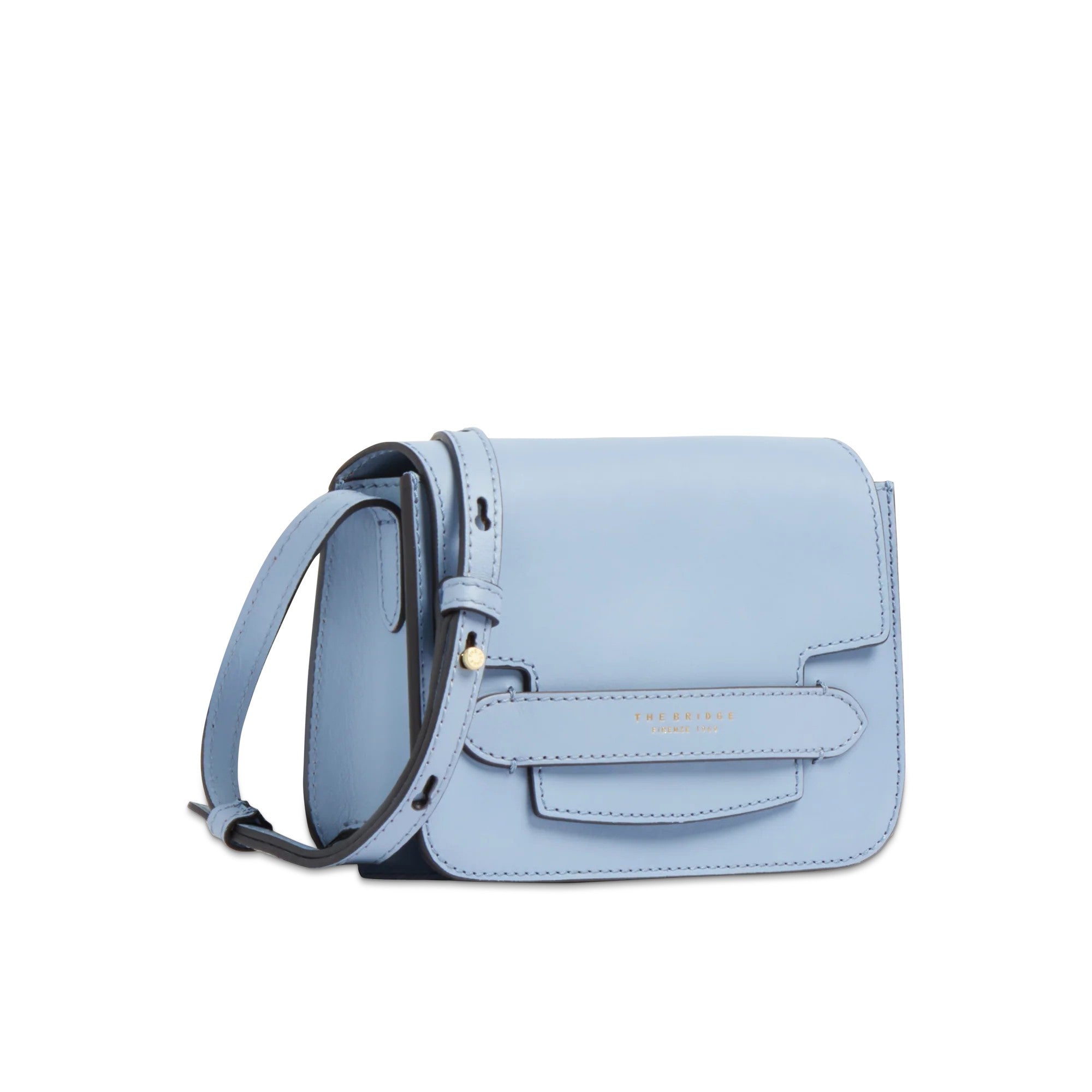 The Bridge borsa a tracolla in pelle "Lucrezia" Azzurro 04192001.00A ACQUA