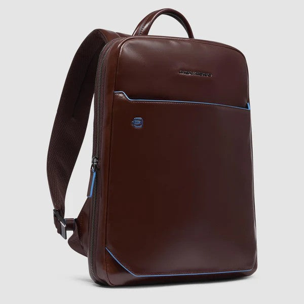 Piquadro zaino in pelle "Blue Square" Marrone CA6311B2.MO