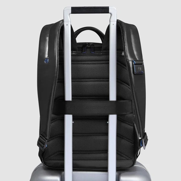 Piquadro zaino in pelle "Blue Square" Nero CA6311B2.N