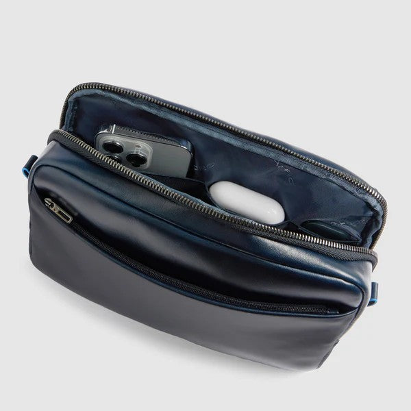 Piquadro borsello in pelle "Blue Square" CA6588B2.BLU2