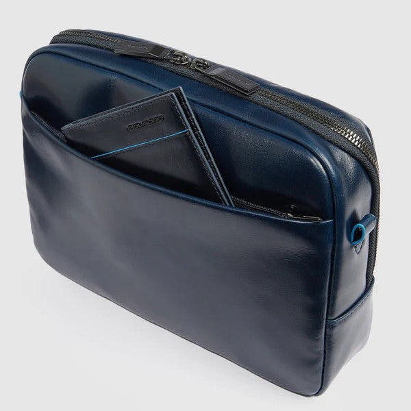 Piquadro borsello in pelle "Blue Square" CA6588B2.BLU2